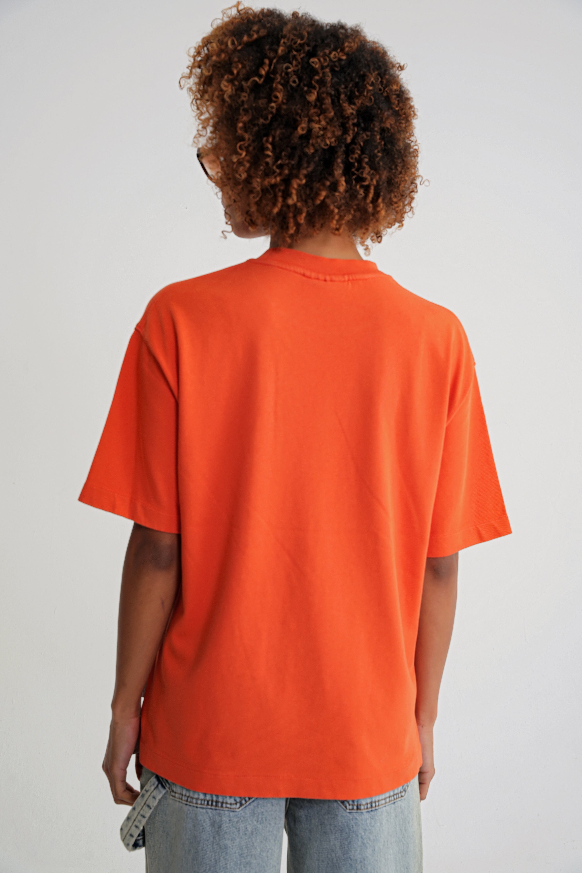 Acid Wash  Unisex T-shirt Orange