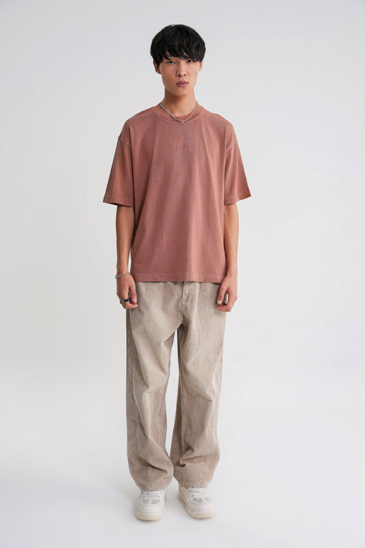 Acid Wash  Unisex T-shirt Terracotta