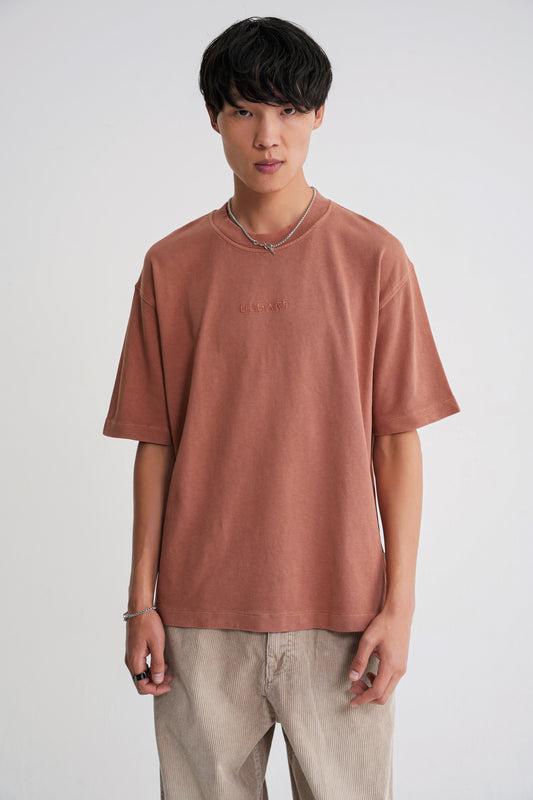 Acid Wash  Unisex T-shirt Terracotta