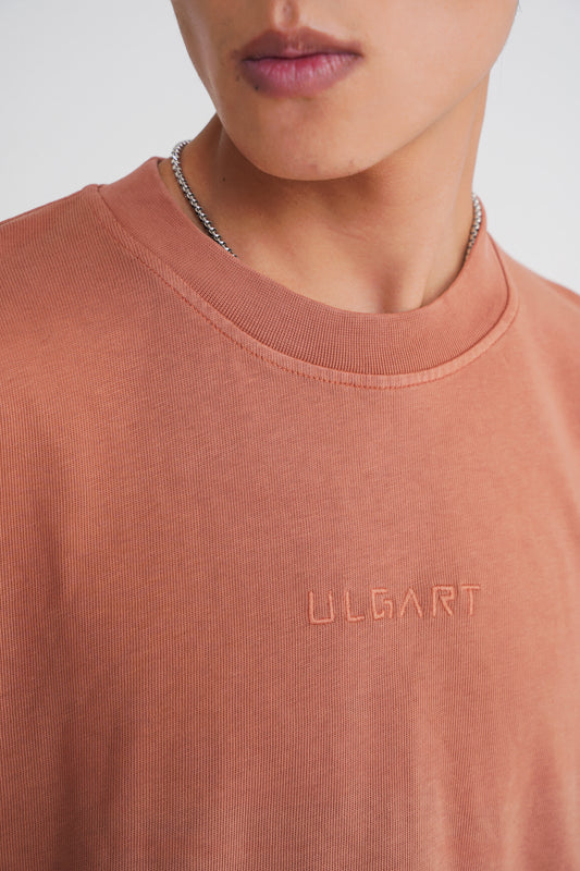 Acid Wash  Unisex T-shirt Terracotta