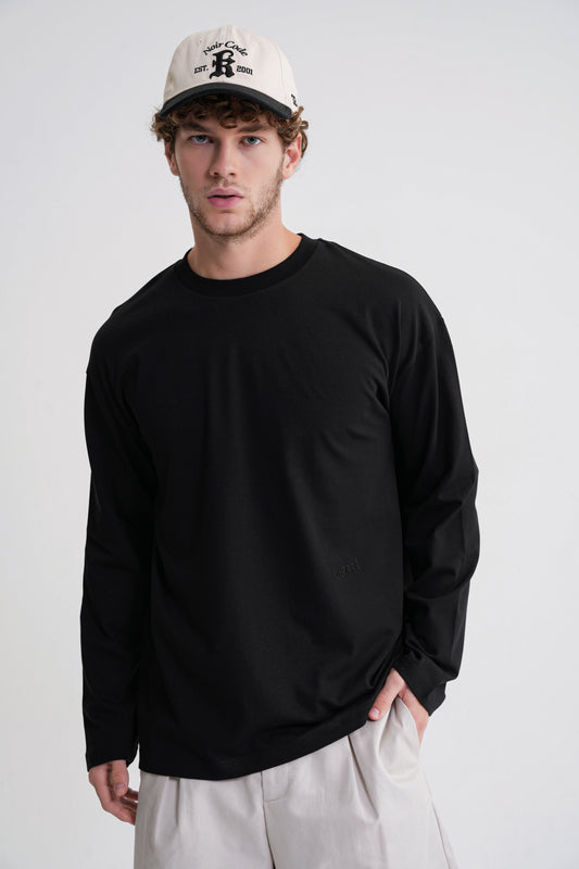 Teo Man Long Sleeve Oversize  Black