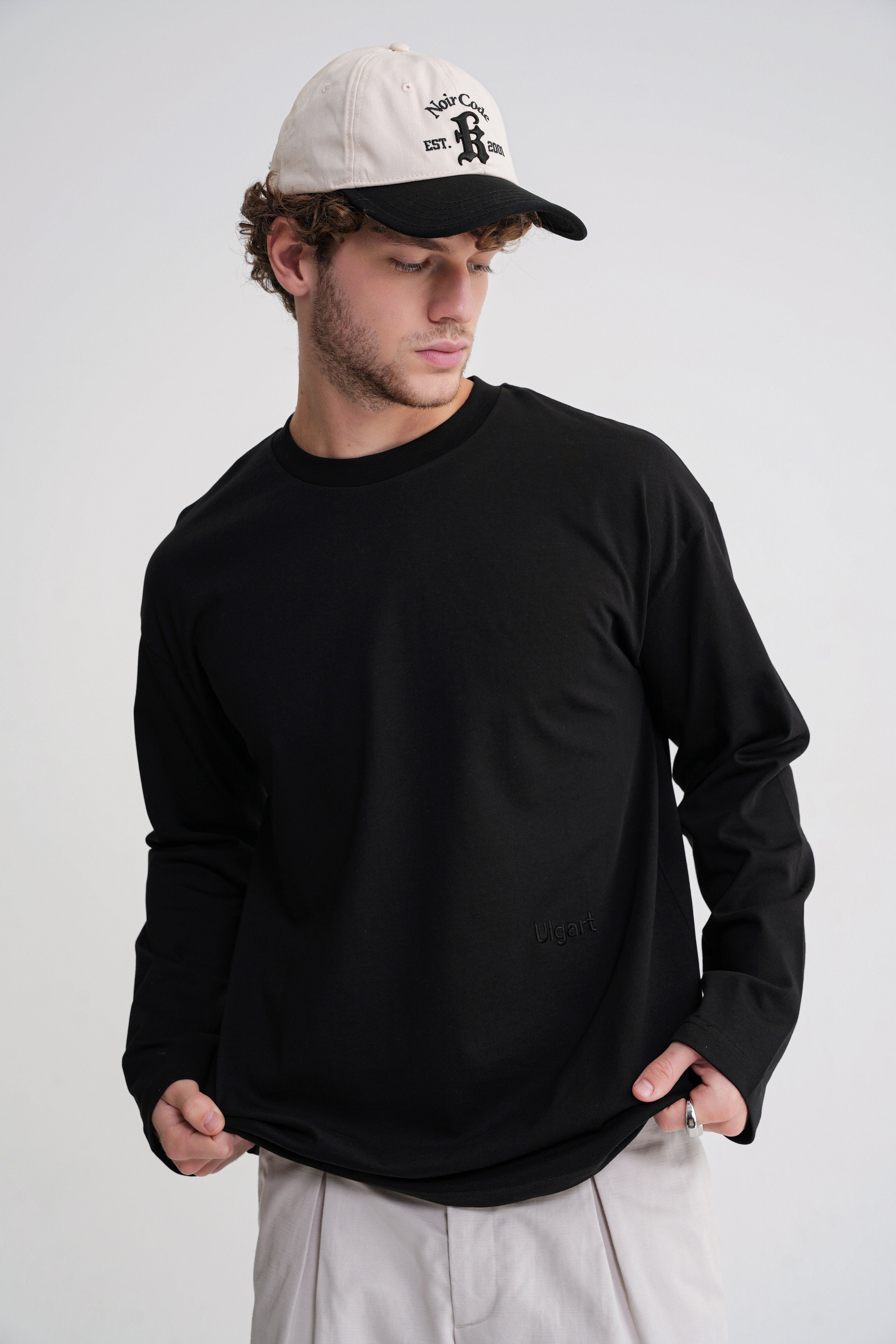Teo Man Long Sleeve Oversize  Black