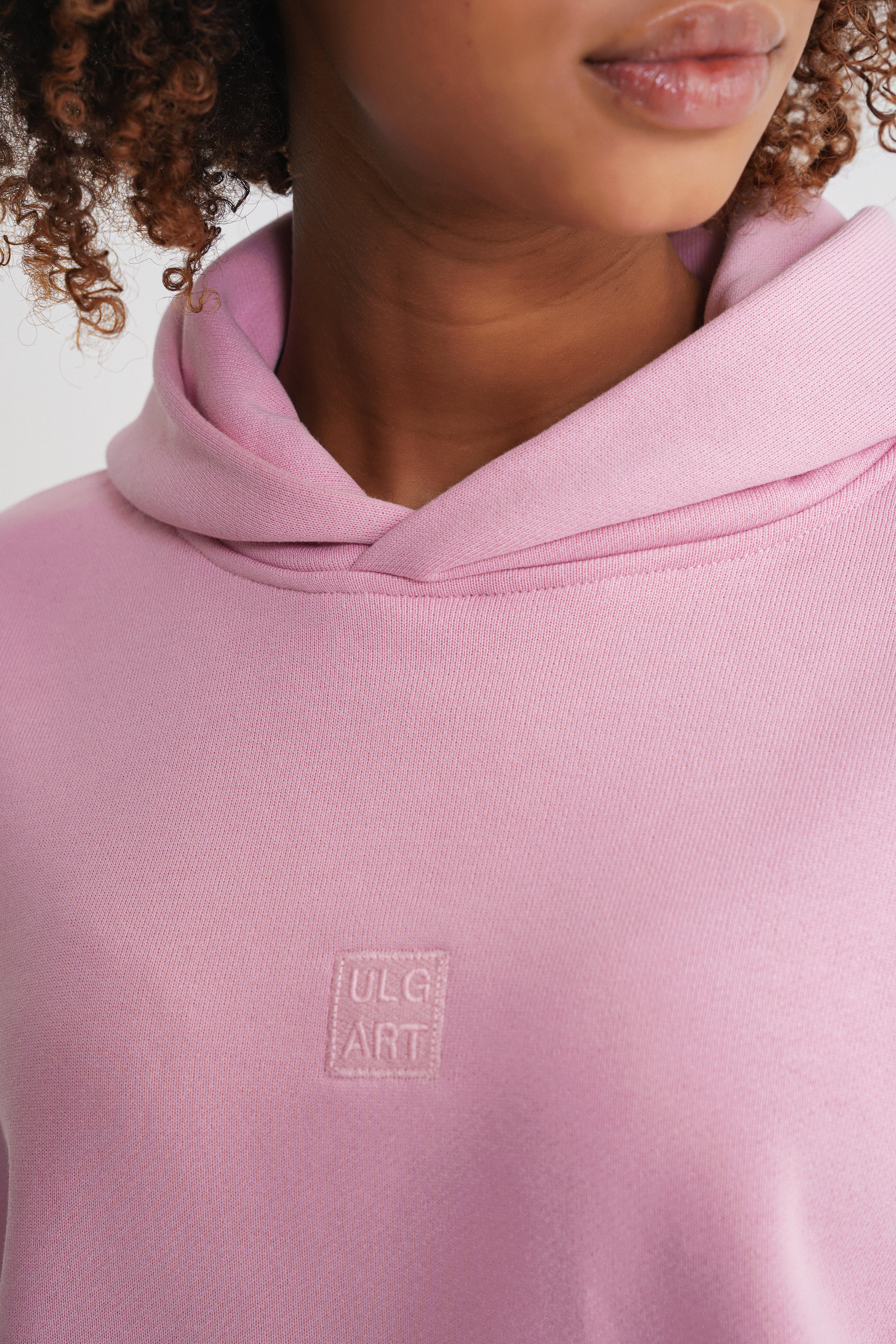 Adam Basic Oversize Hooddie Pınk