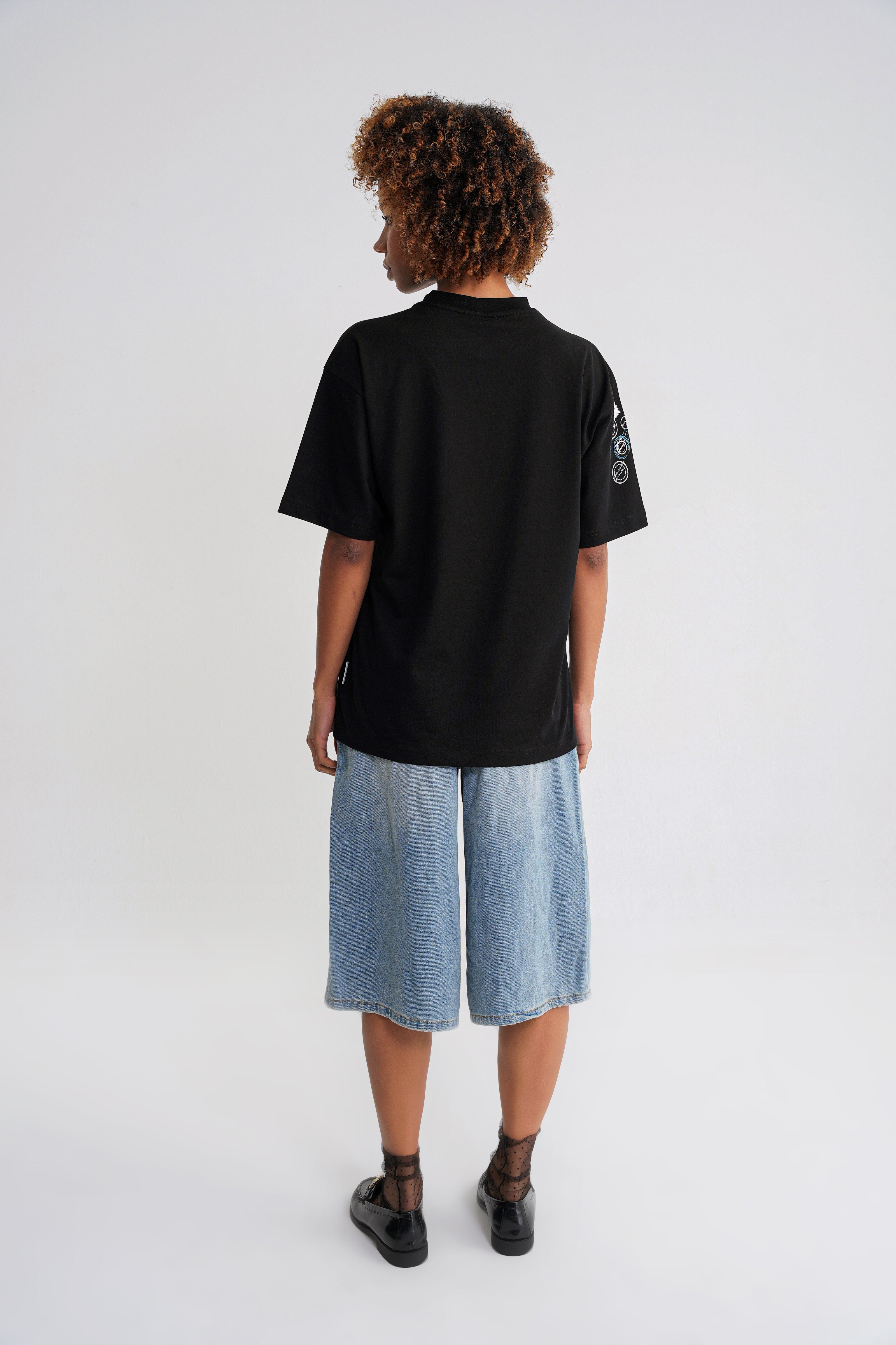 Oxygen Oversize  T-shirt Black