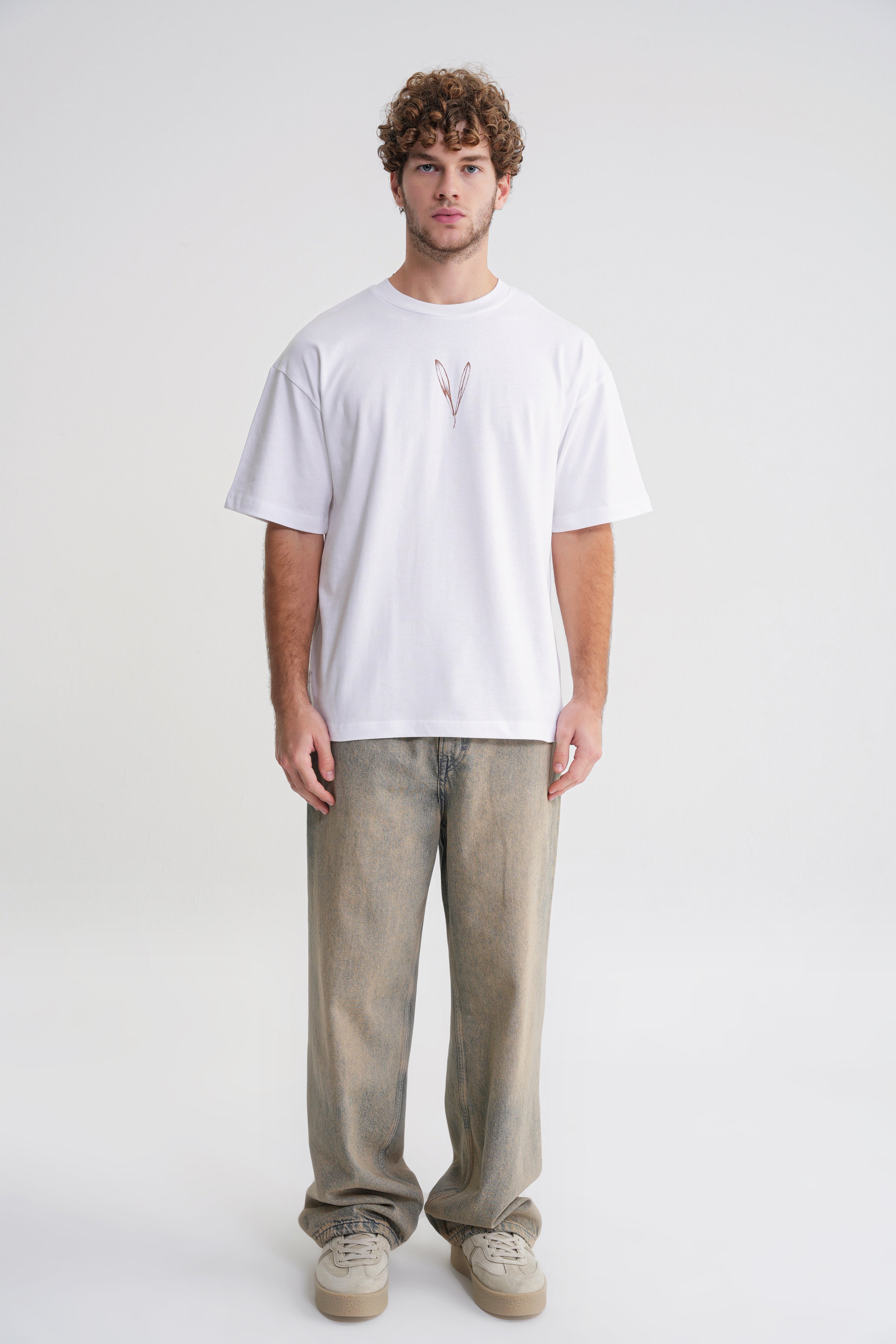 Puff Print Flowers T-shirt