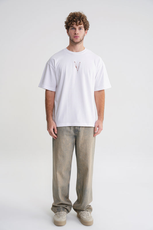 Puff Print Flowers T-shirt