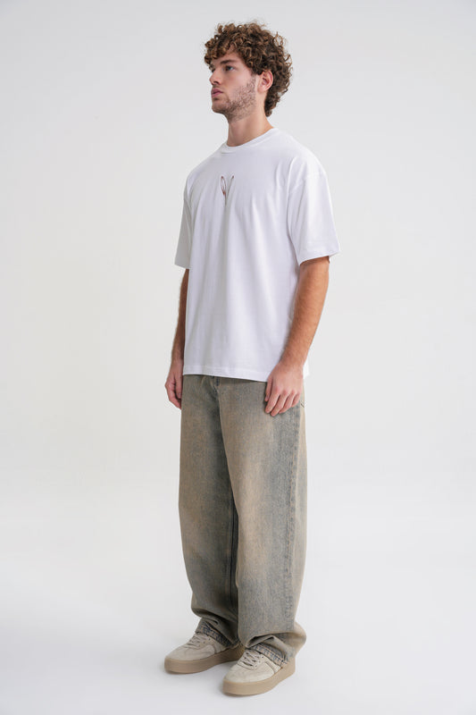 Puff Print Flowers T-shirt