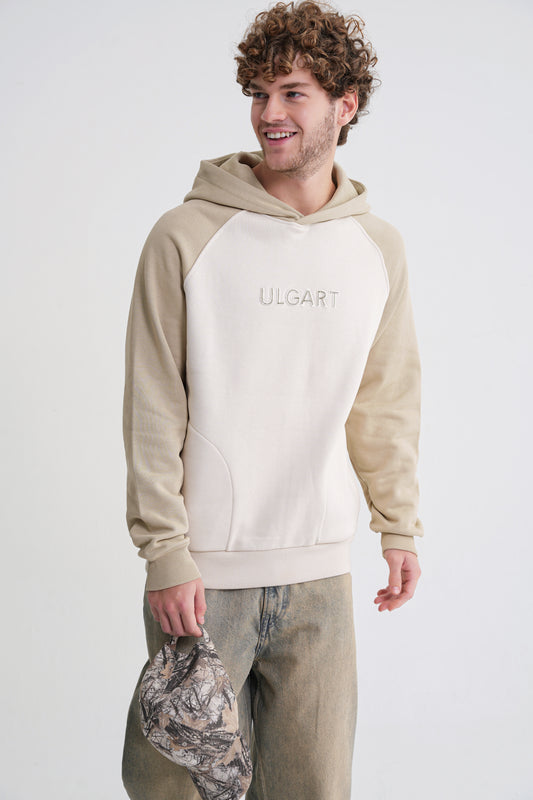 Andrew Oversize Reglan   Hooddie Sprey Green -Antik White