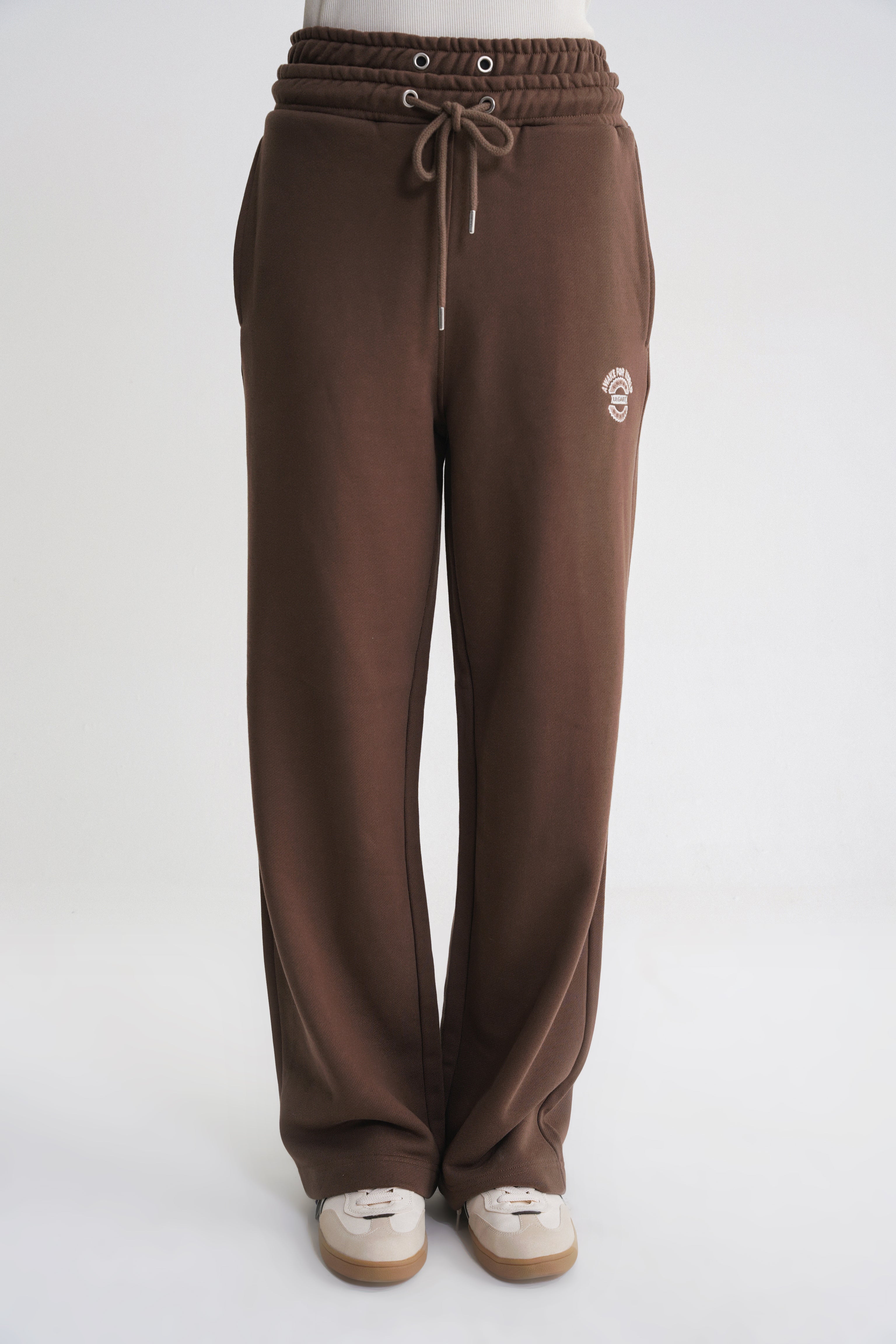 Brian Double Belt Jogger Brown