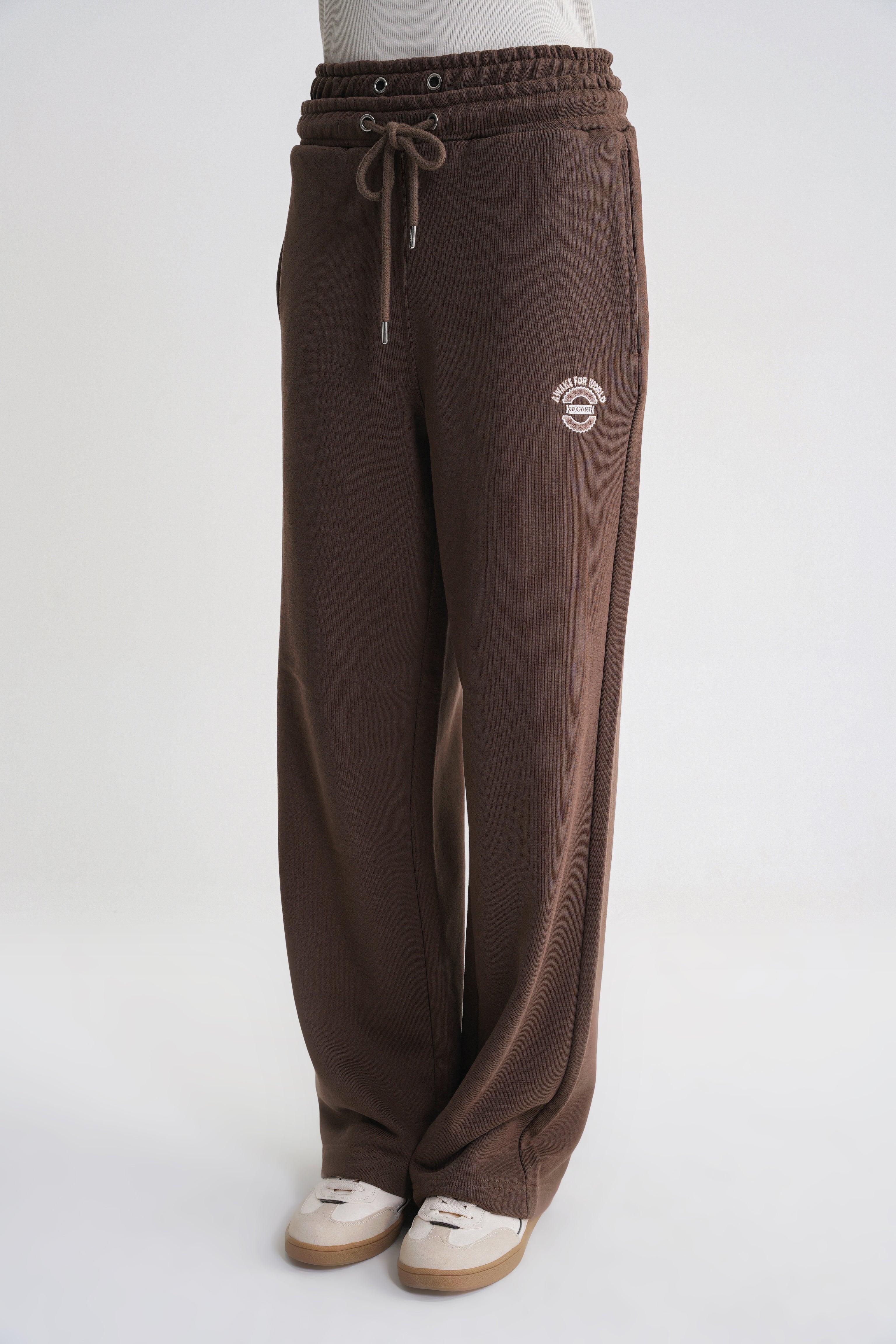 Brian Double Belt Jogger Brown