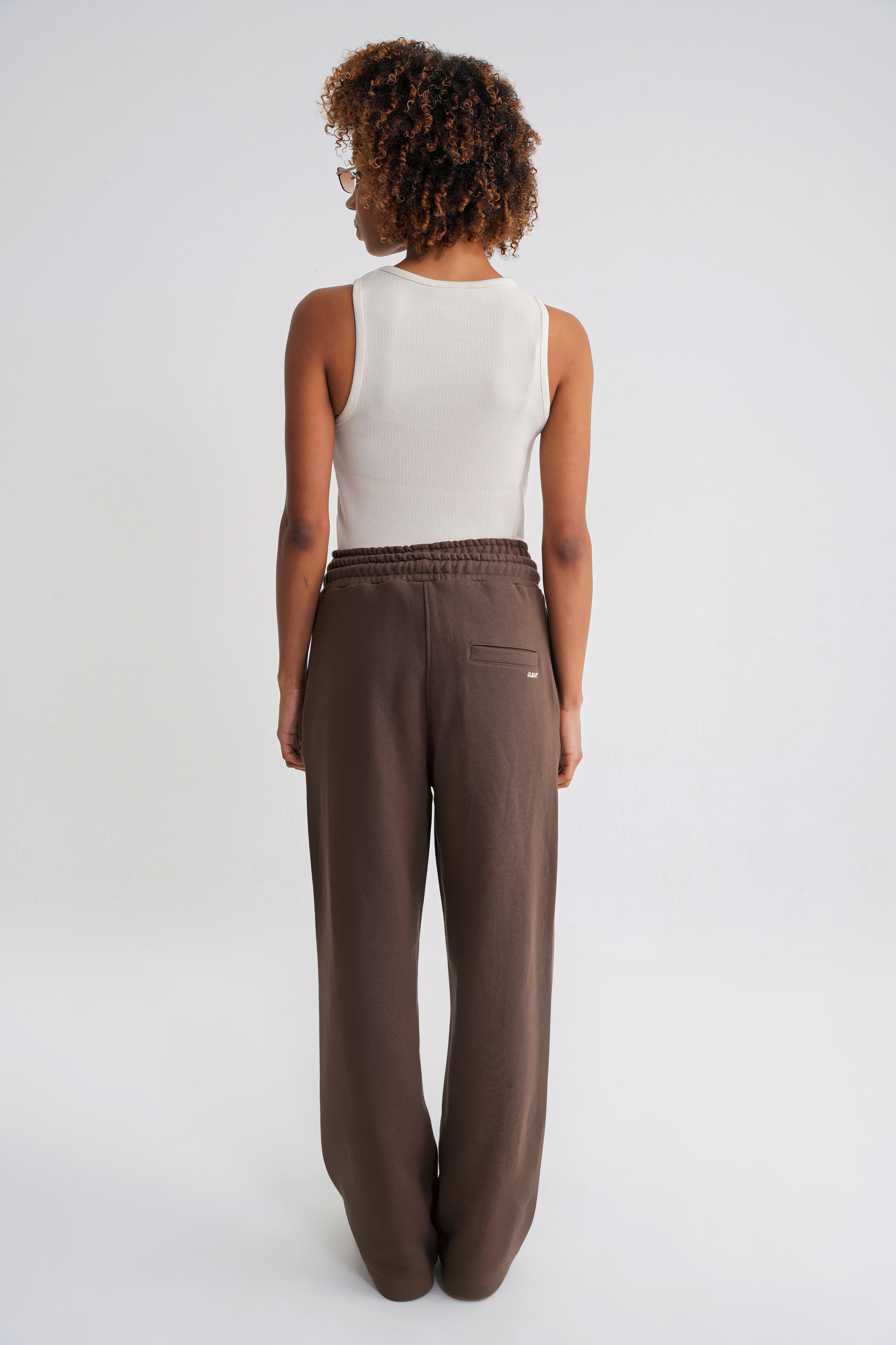 Brian Double Belt Jogger Brown