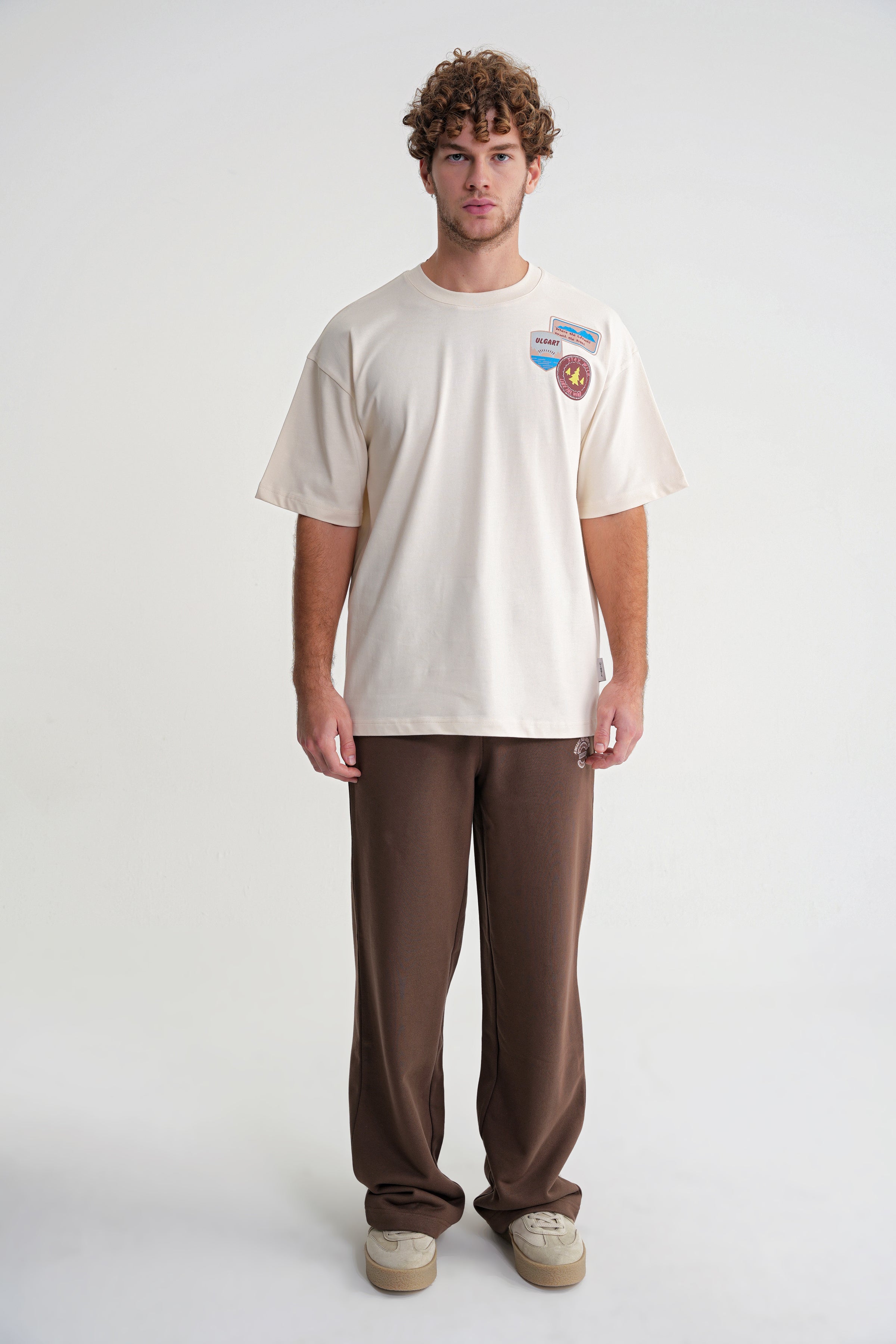 Vicky  Oversize  T-shirt Antik White