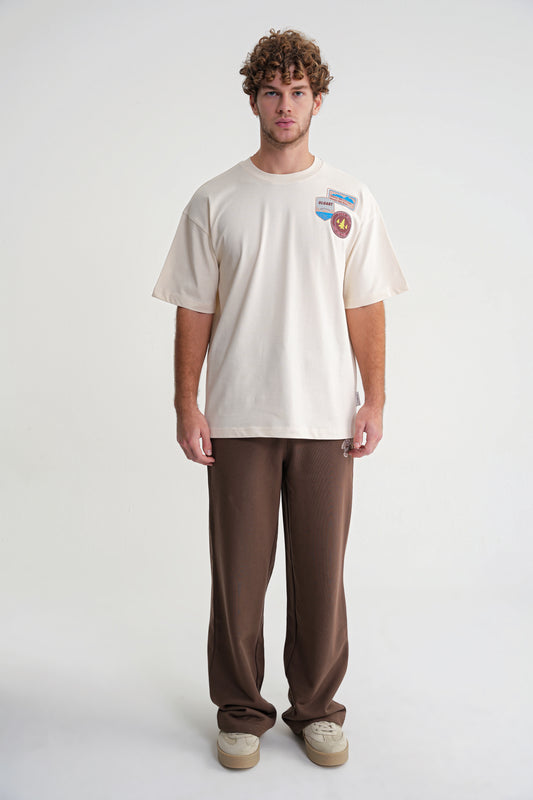 Vicky  Oversize  T-shirt Antik White