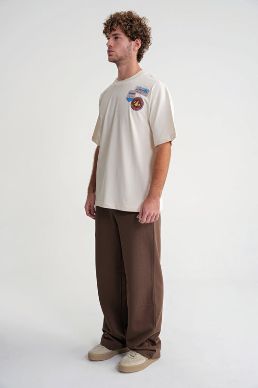 Vicky  Oversize  T-shirt Antik White