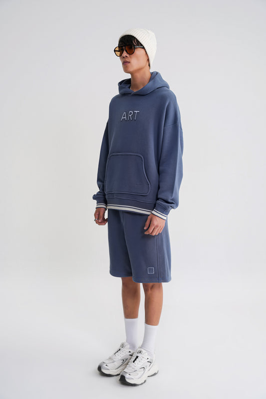Austen  ART Oversize  Hooddie Indigo