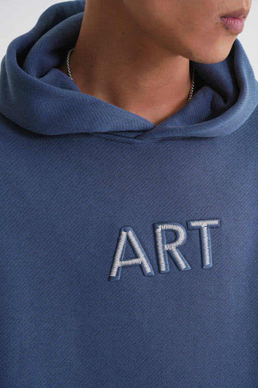 Austen  ART Oversize  Hooddie Indigo