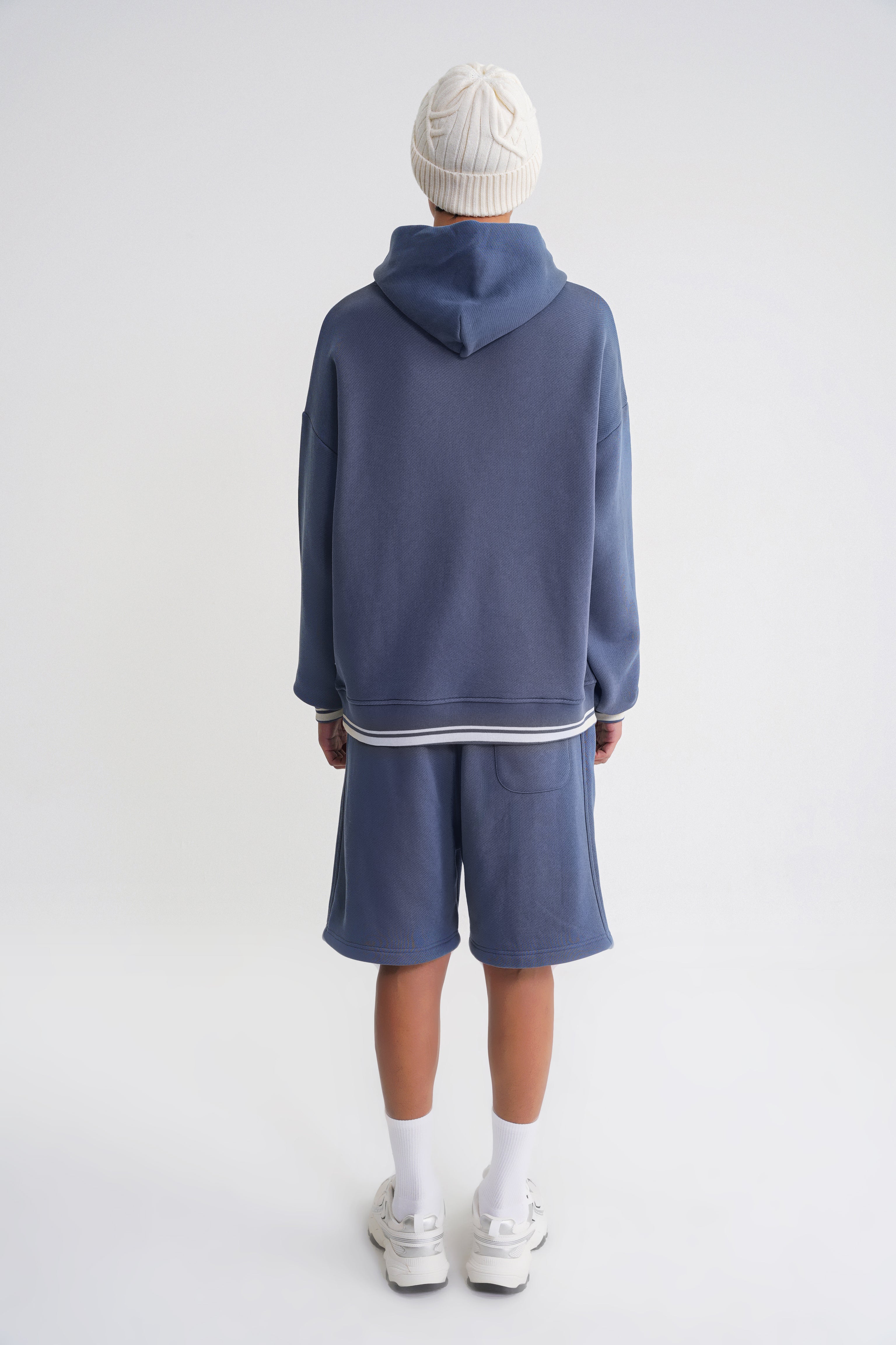 Austen  ART Oversize  Hooddie Indigo