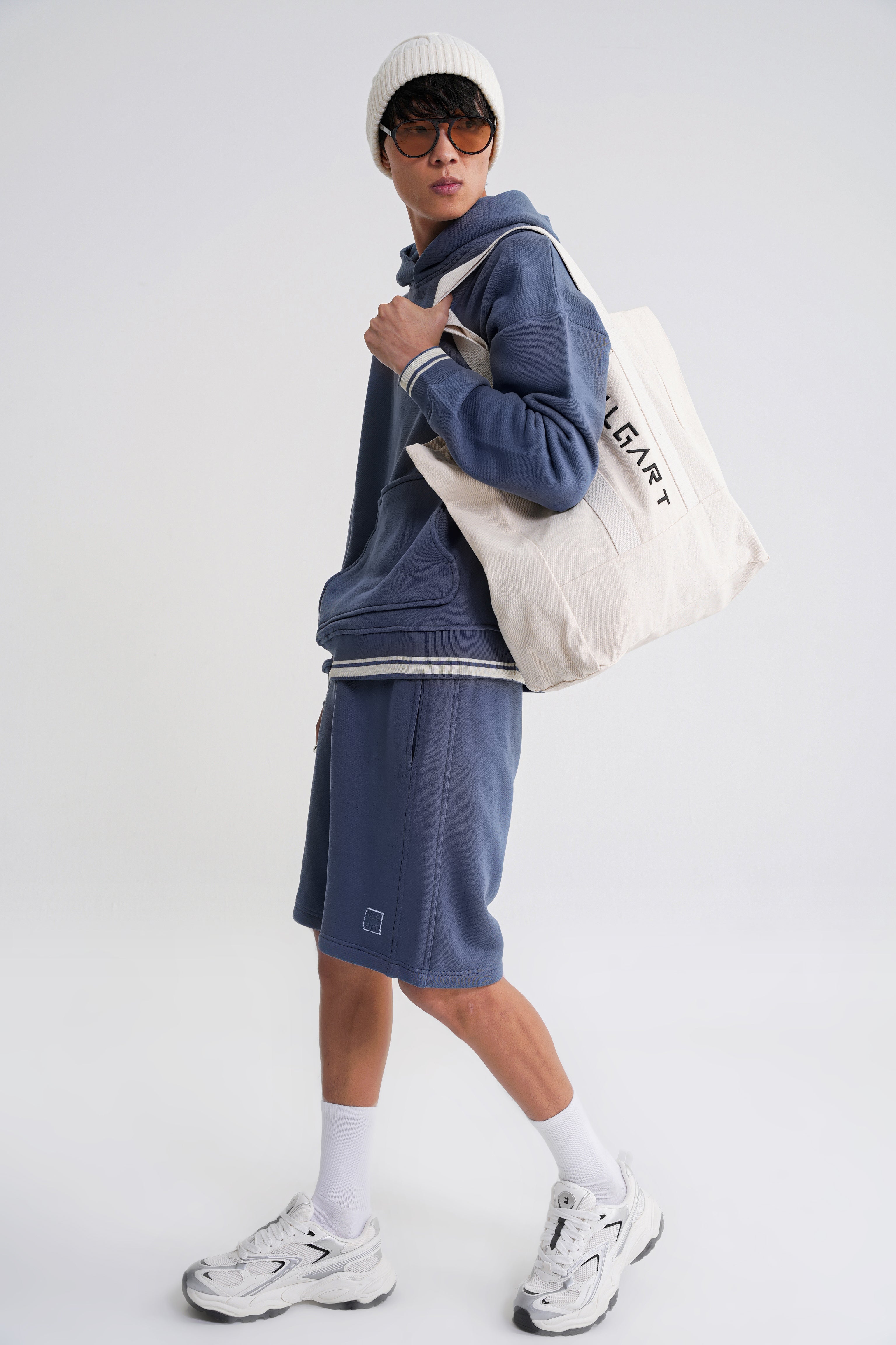 Austen  ART Oversize  Hooddie Indigo