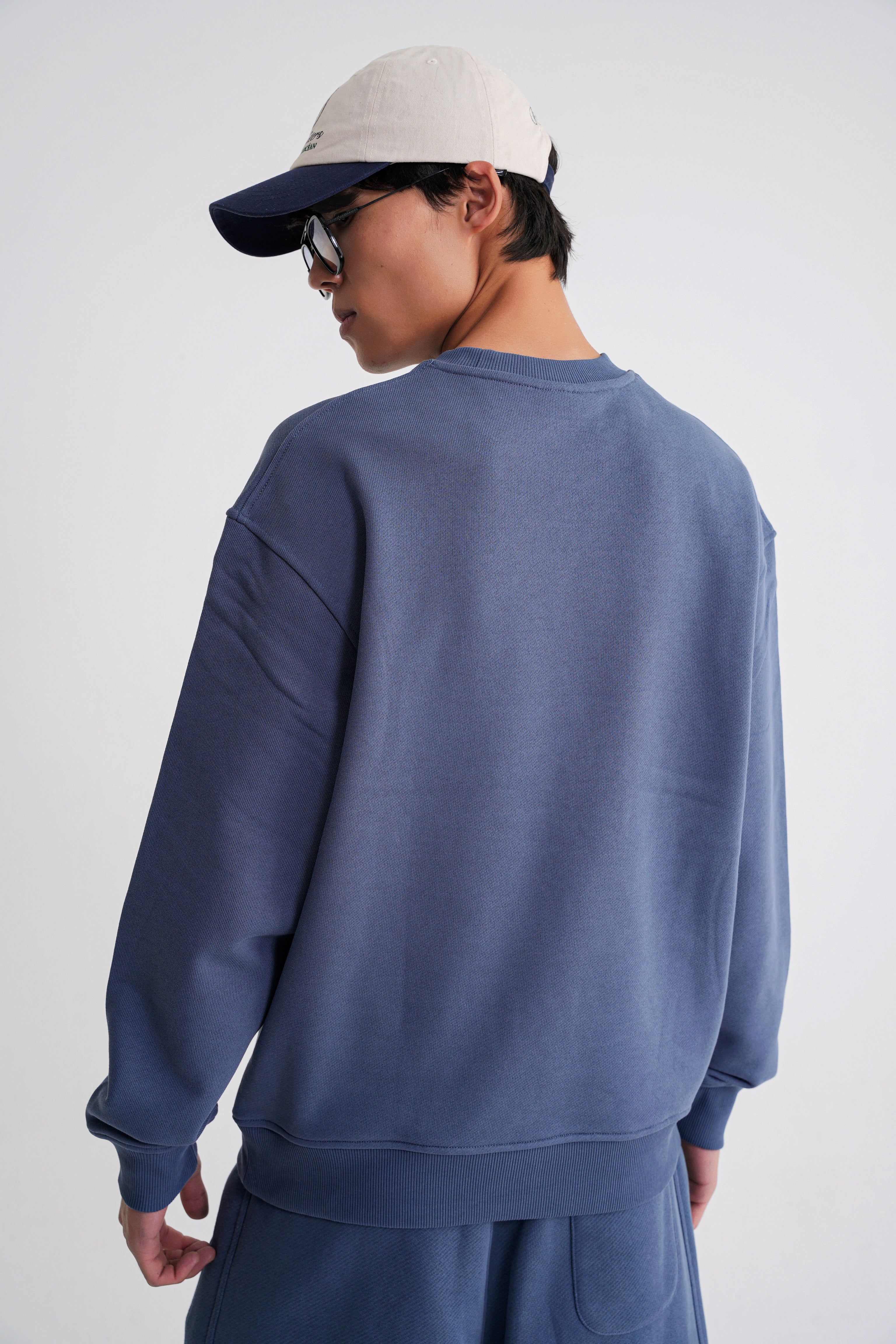 Rose Oversize Sweat Indigo