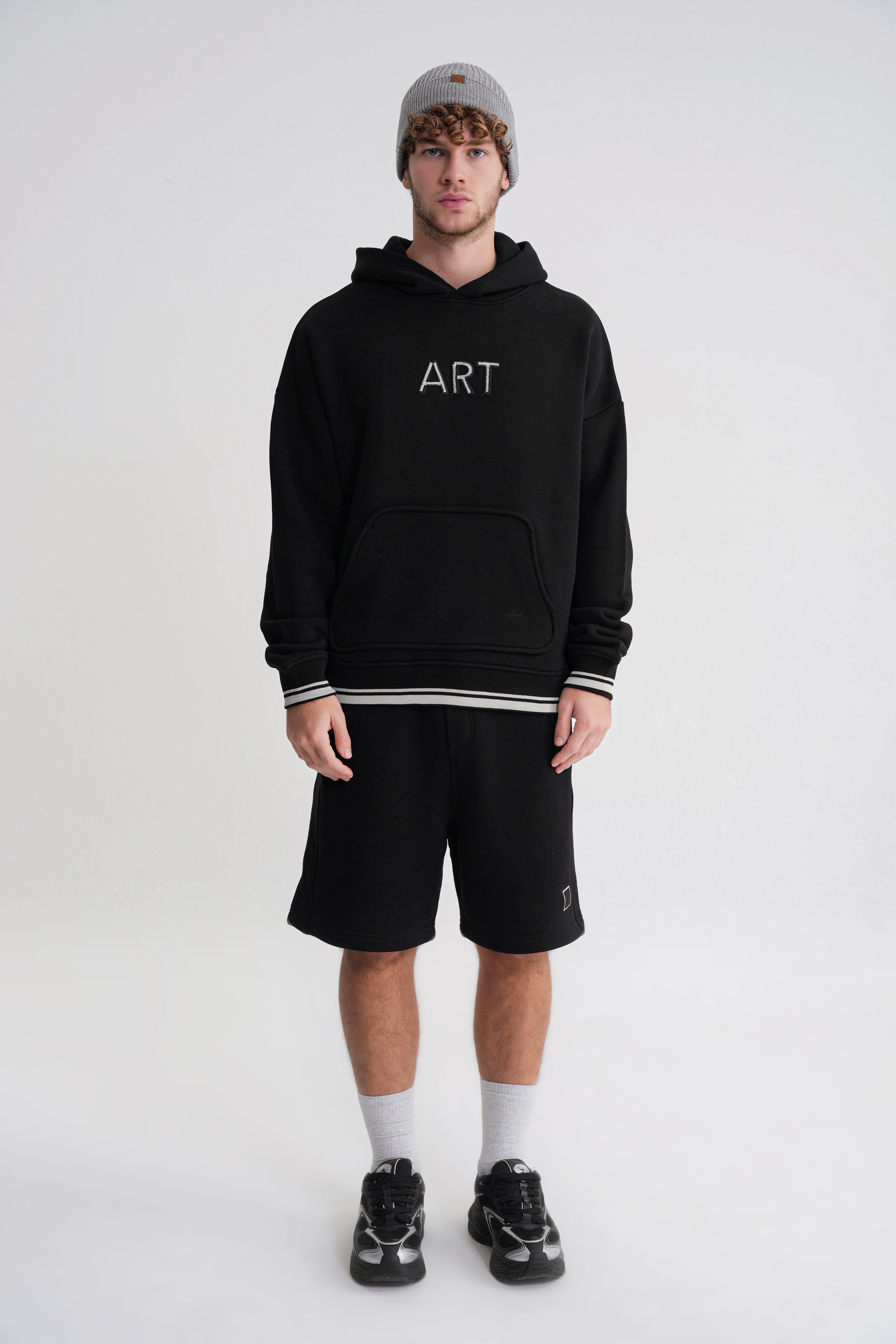 Austen  ART Oversize  Hooddie  Black