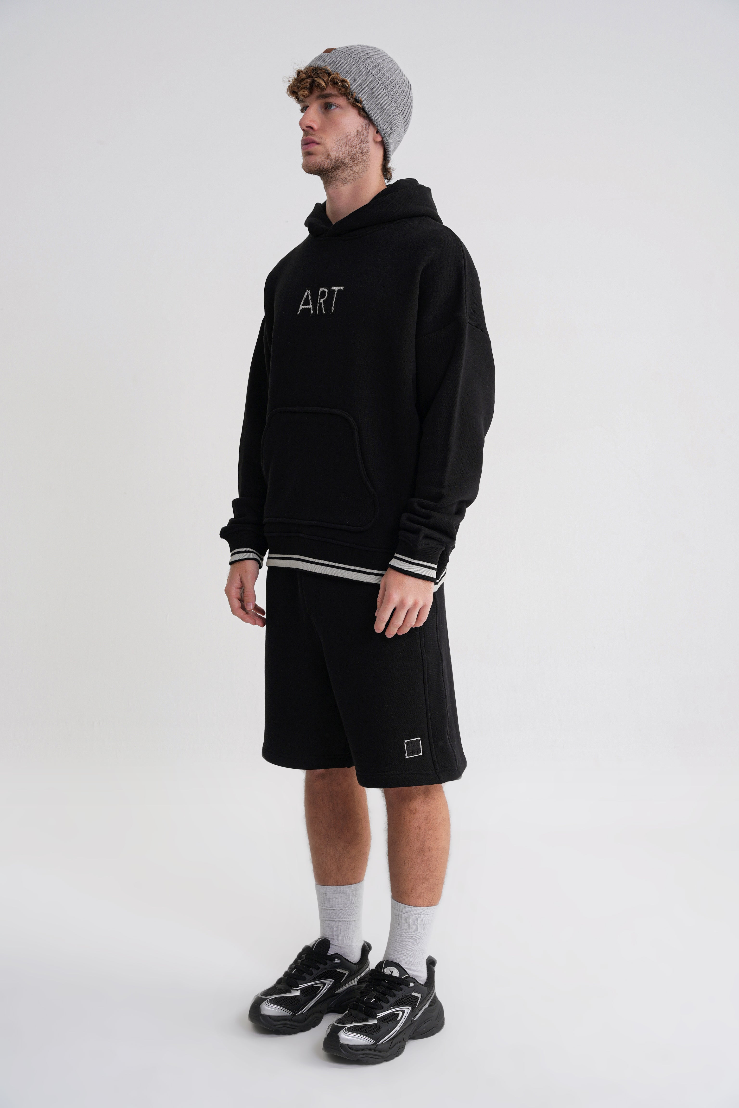 Austen  ART Oversize  Hooddie  Black