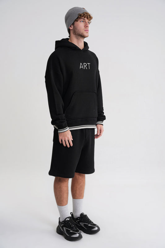 Austen  ART Oversize  Hooddie  Black