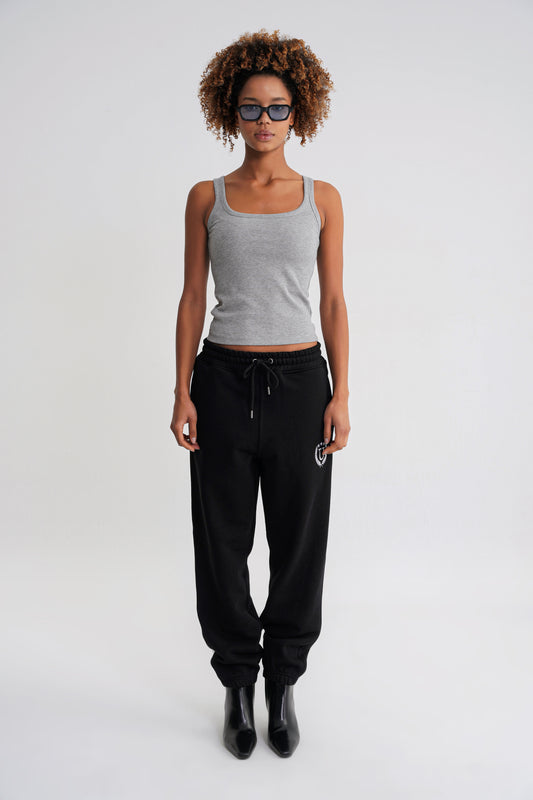 Ella Rib  Tanktop Grey