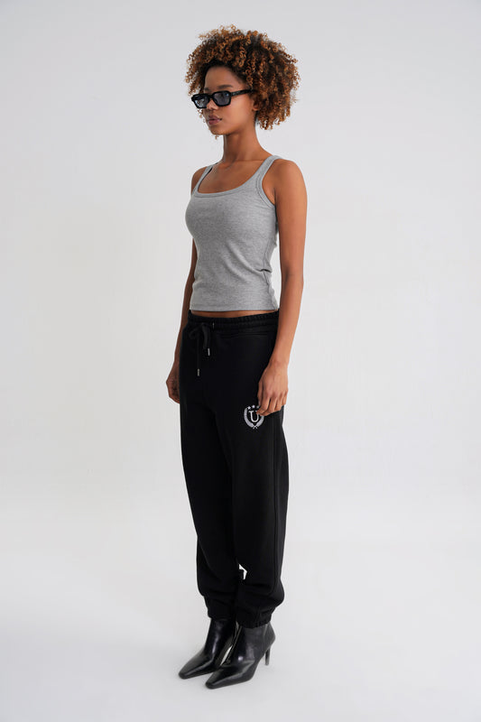 Ella Rib  Tanktop Grey