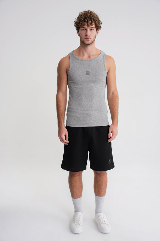 Eric  Rib  Tanktop Grey