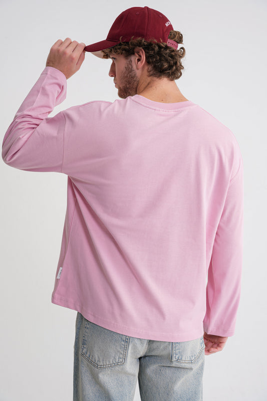 Teo Man  Long Sleeve Pink