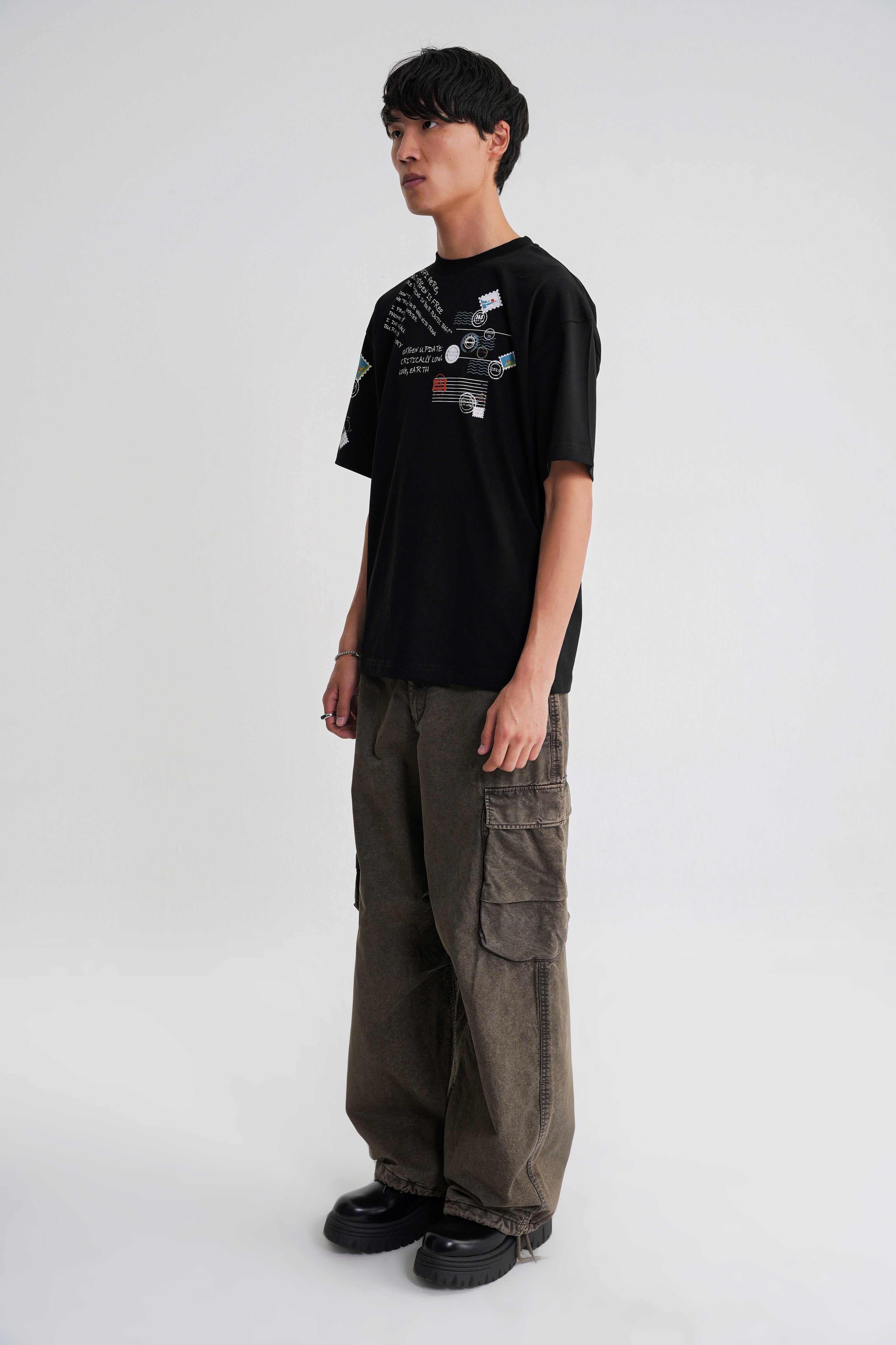 Oxygen Oversize  T-shirt Black