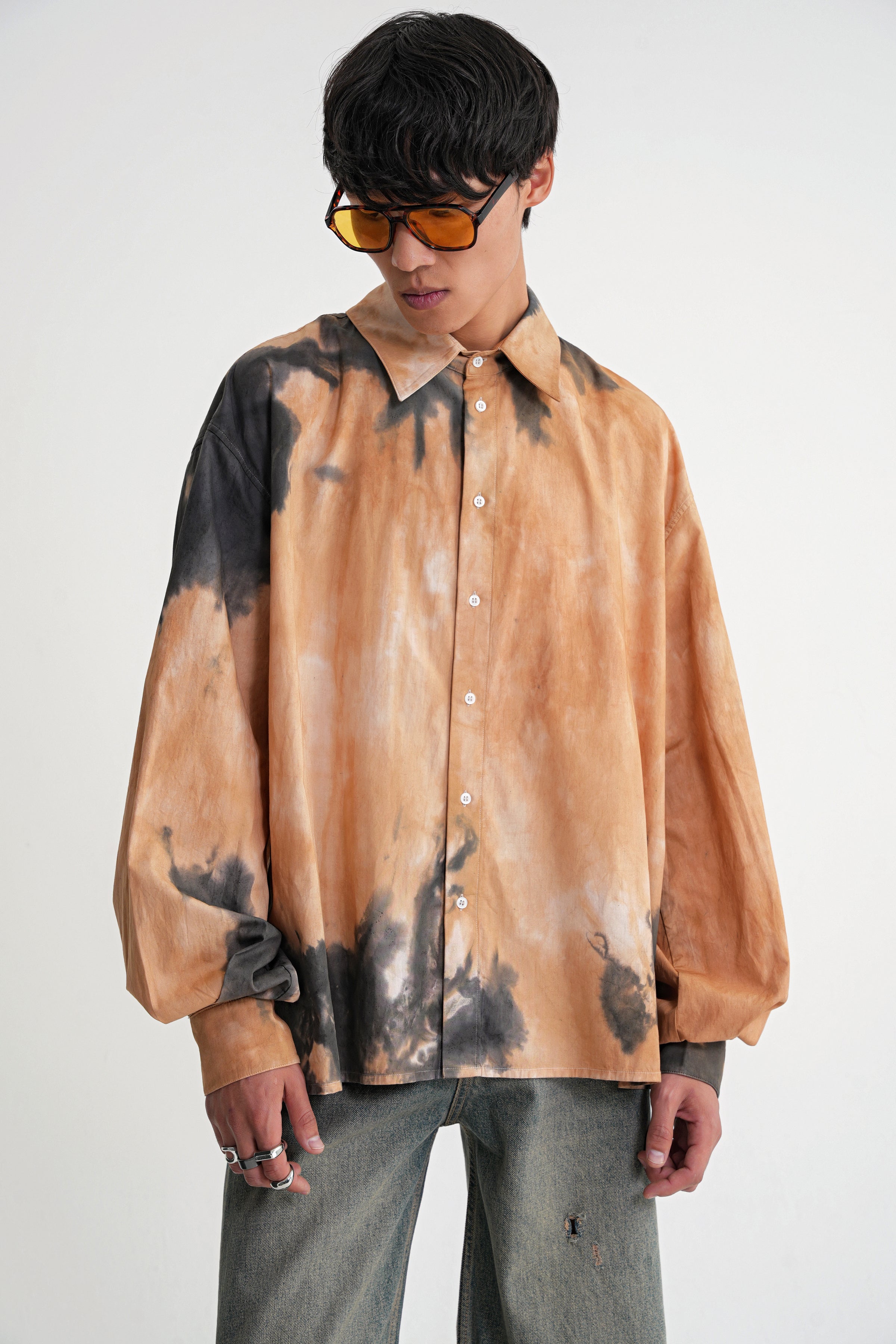 Vintage Dye Oversize Hemd
