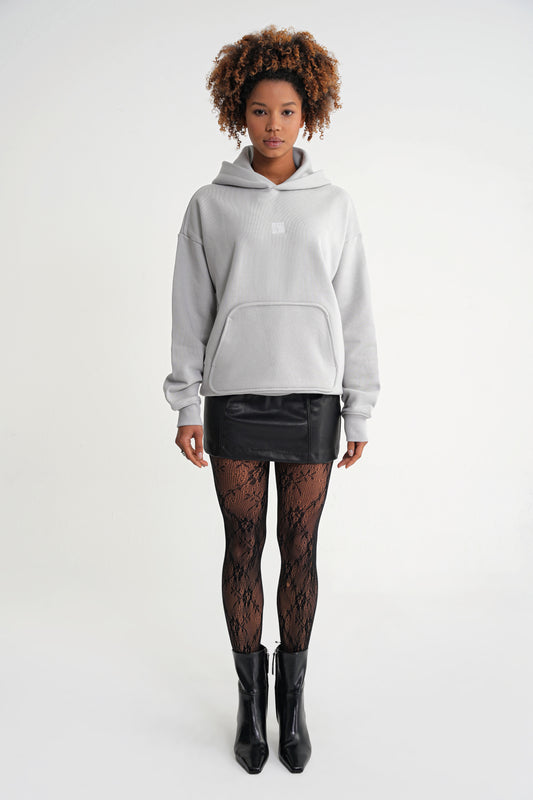 Adam Basic Oversize Hooddie High Rise