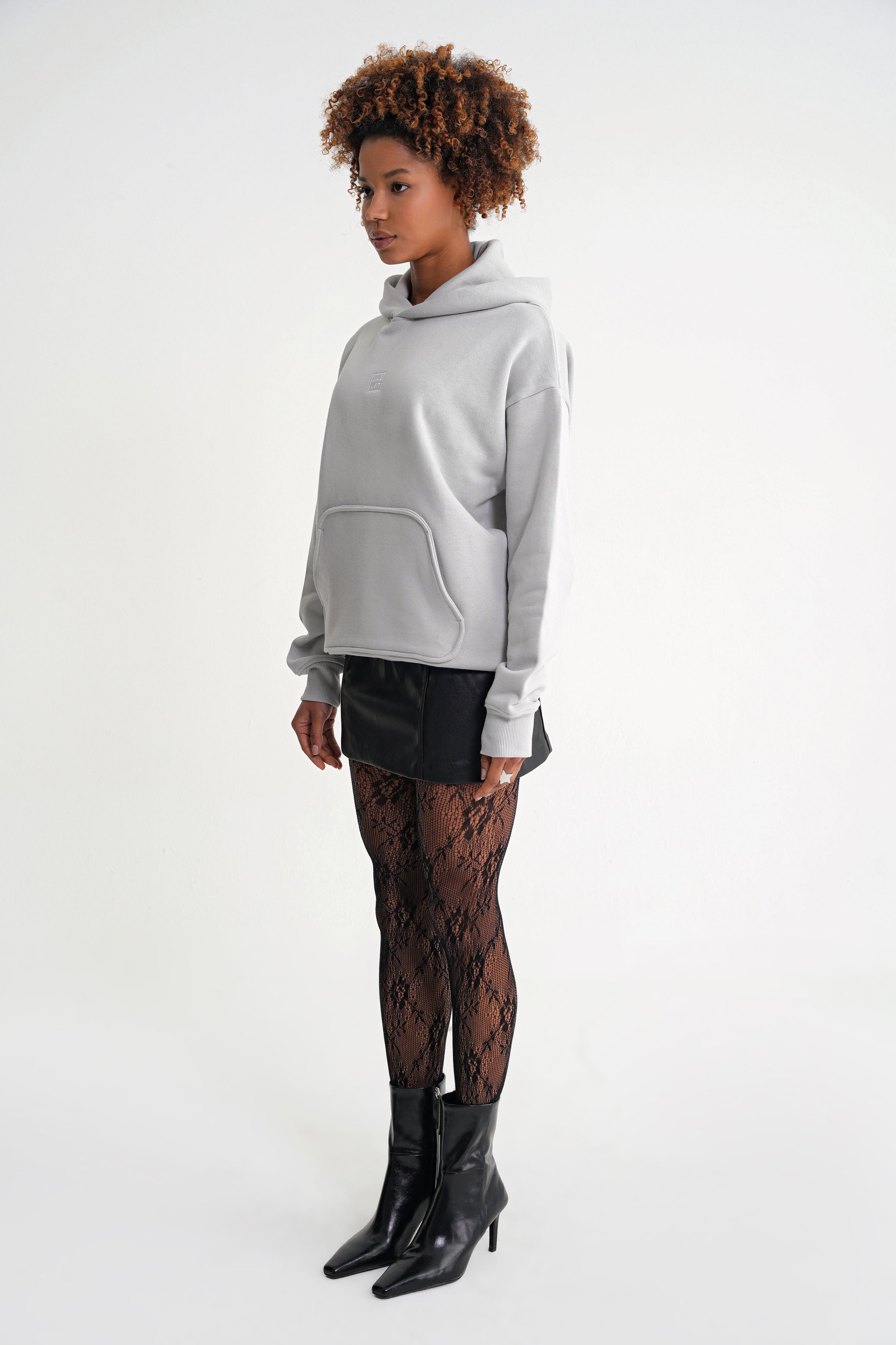 Adam Basic Oversize Hooddie High Rise