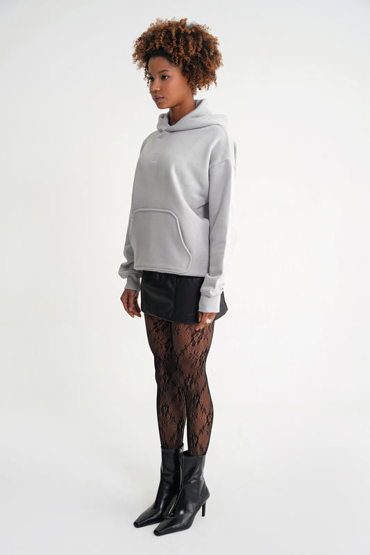 Adam Basic Oversize Hooddie High Rise