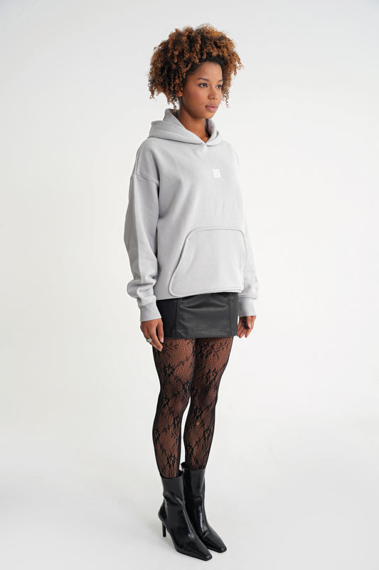 Adam Basic Oversize Hooddie High Rise