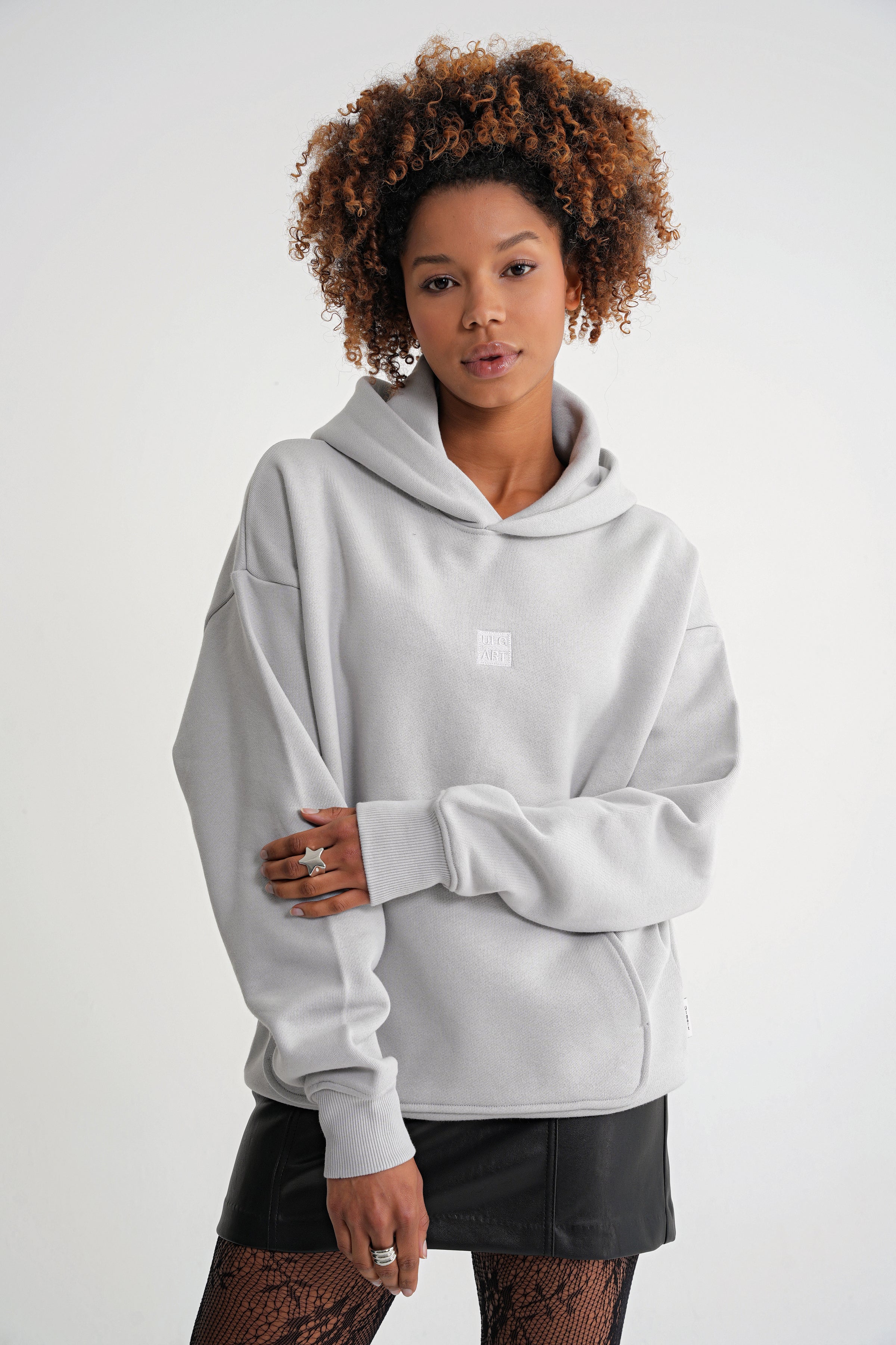 Adam Basic Oversize Hooddie High Rise