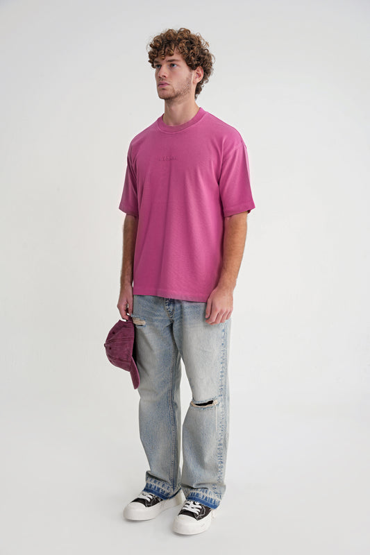 Acid Wash  Unisex T-shirt Pink