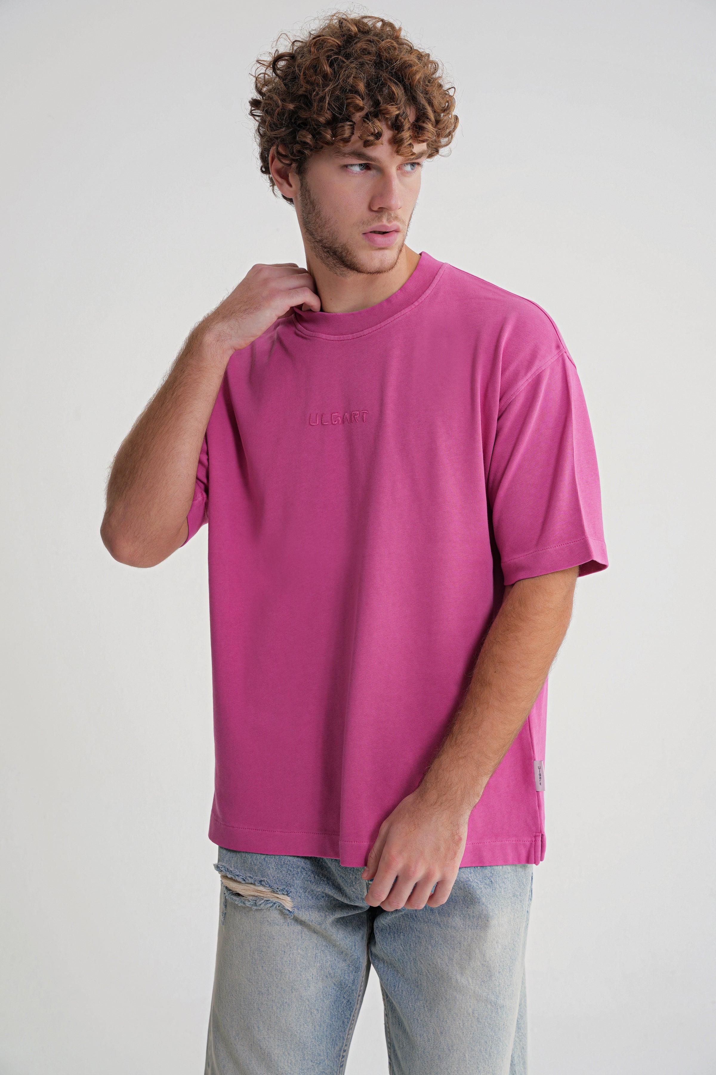 Acid Wash  Unisex T-shirt Pink