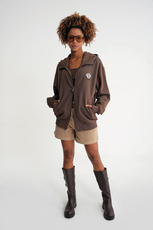 Togg Oversize Zip  Hoddie