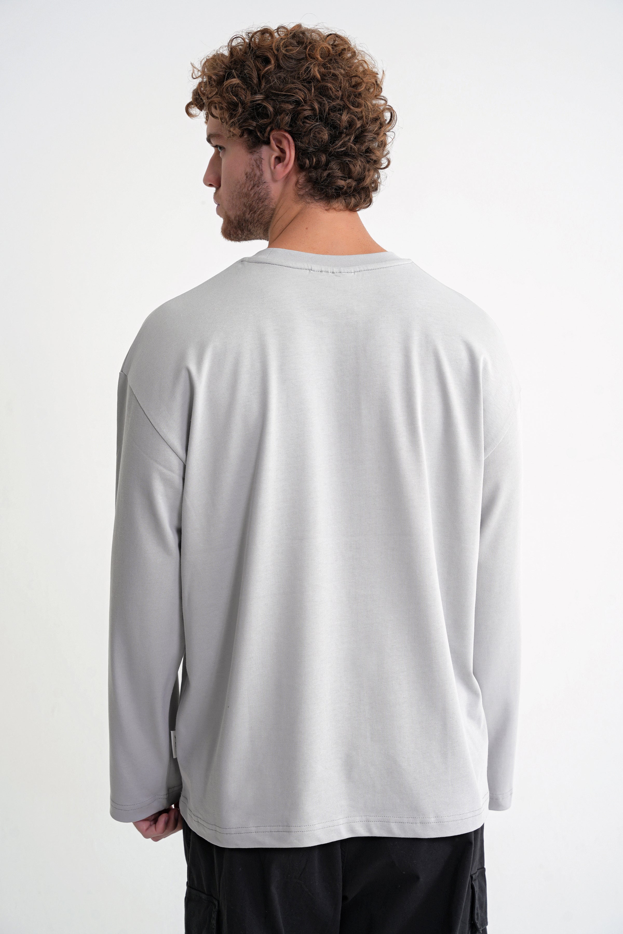 Teo Long Sleeve Oversize T-shirt High Rise