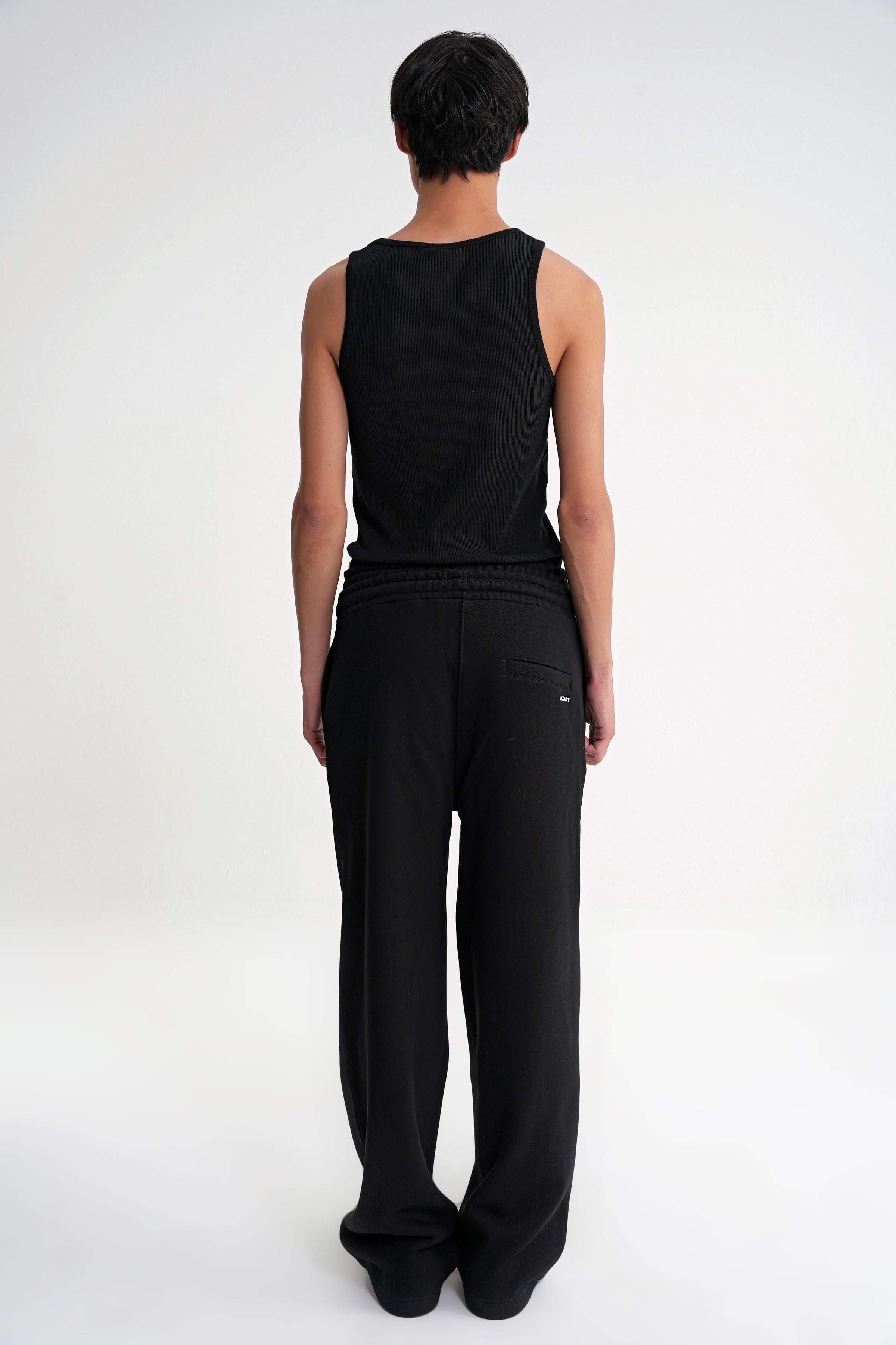 Brian Double Belt Jogger Black