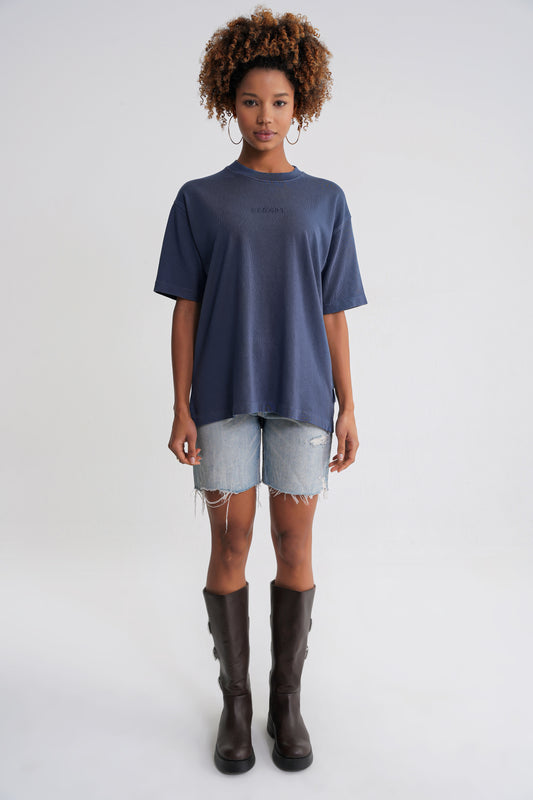Acid Wash  Unisex T-shirt Indigo