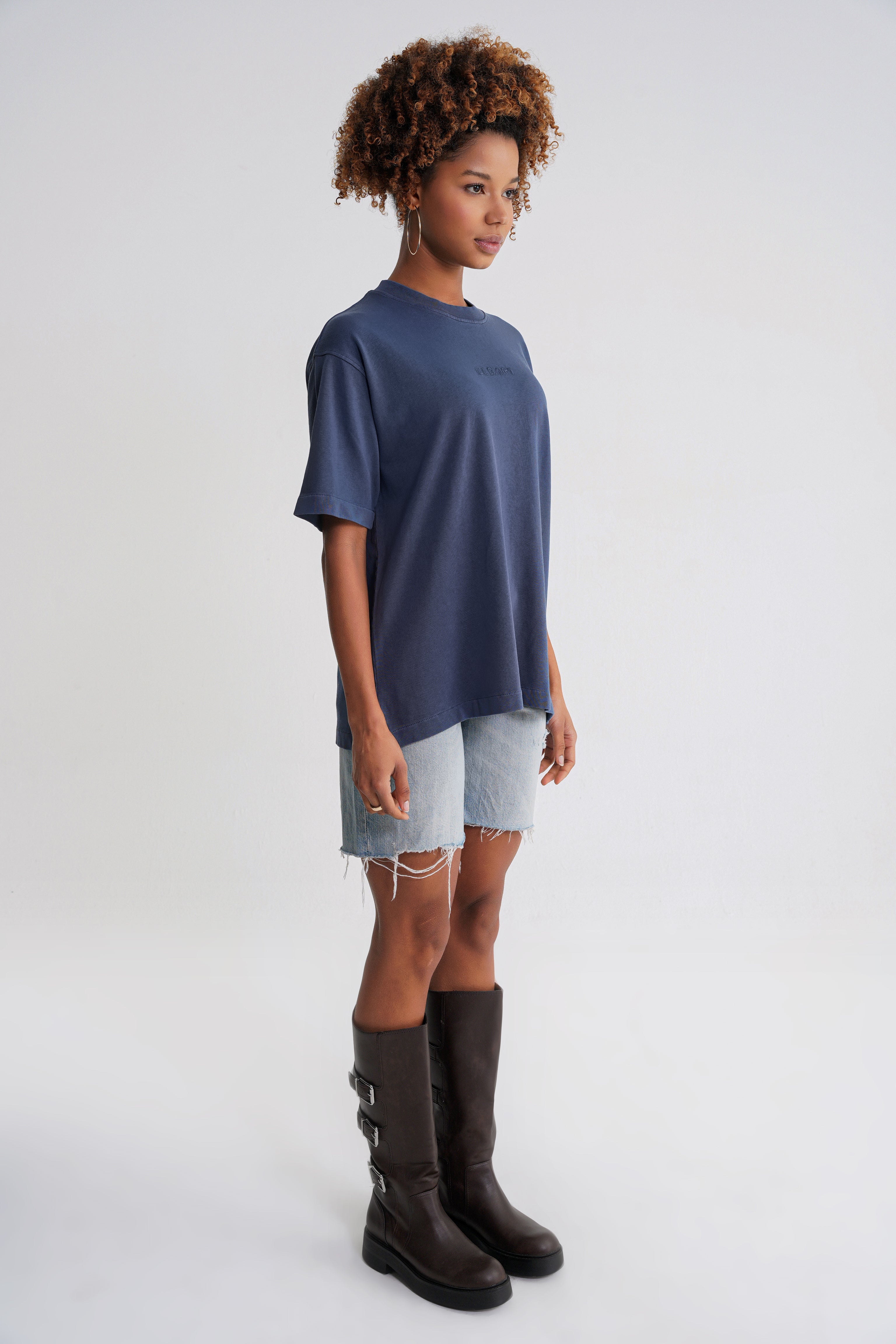 Acid Wash  Unisex T-shirt Indigo