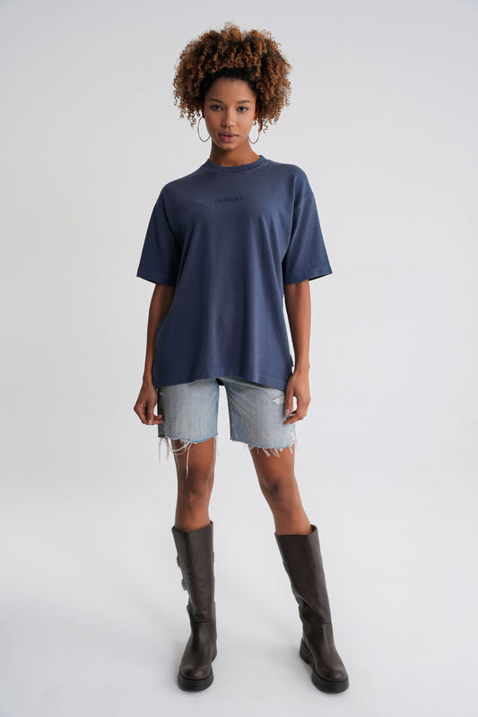Acid Wash  Unisex T-shirt Indigo