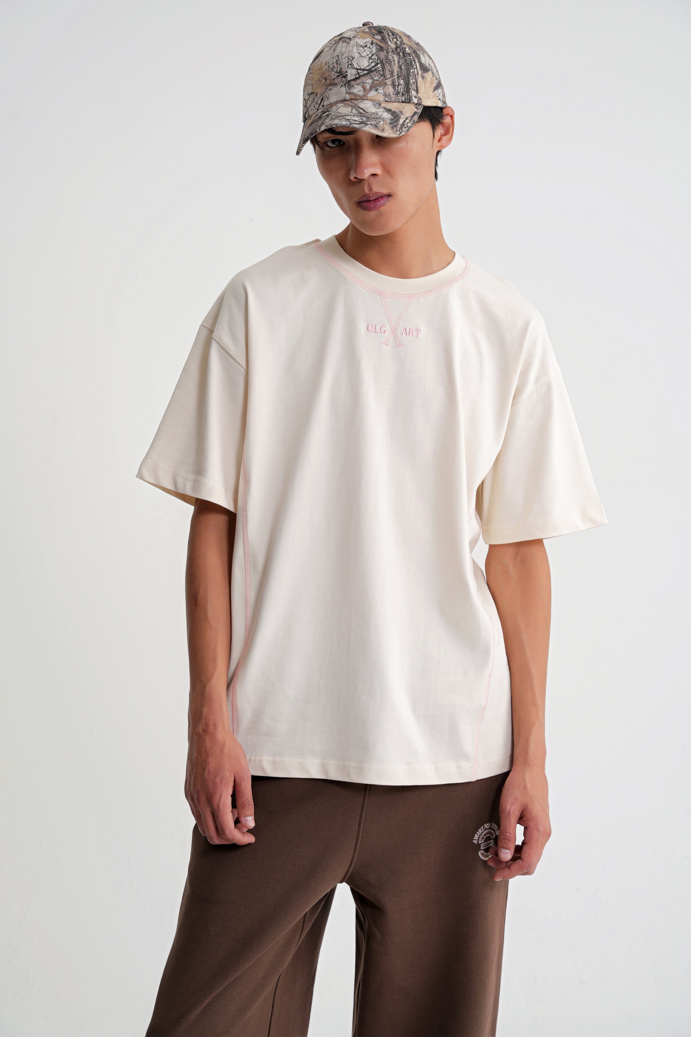Portland Oversize T-shirt Antik White