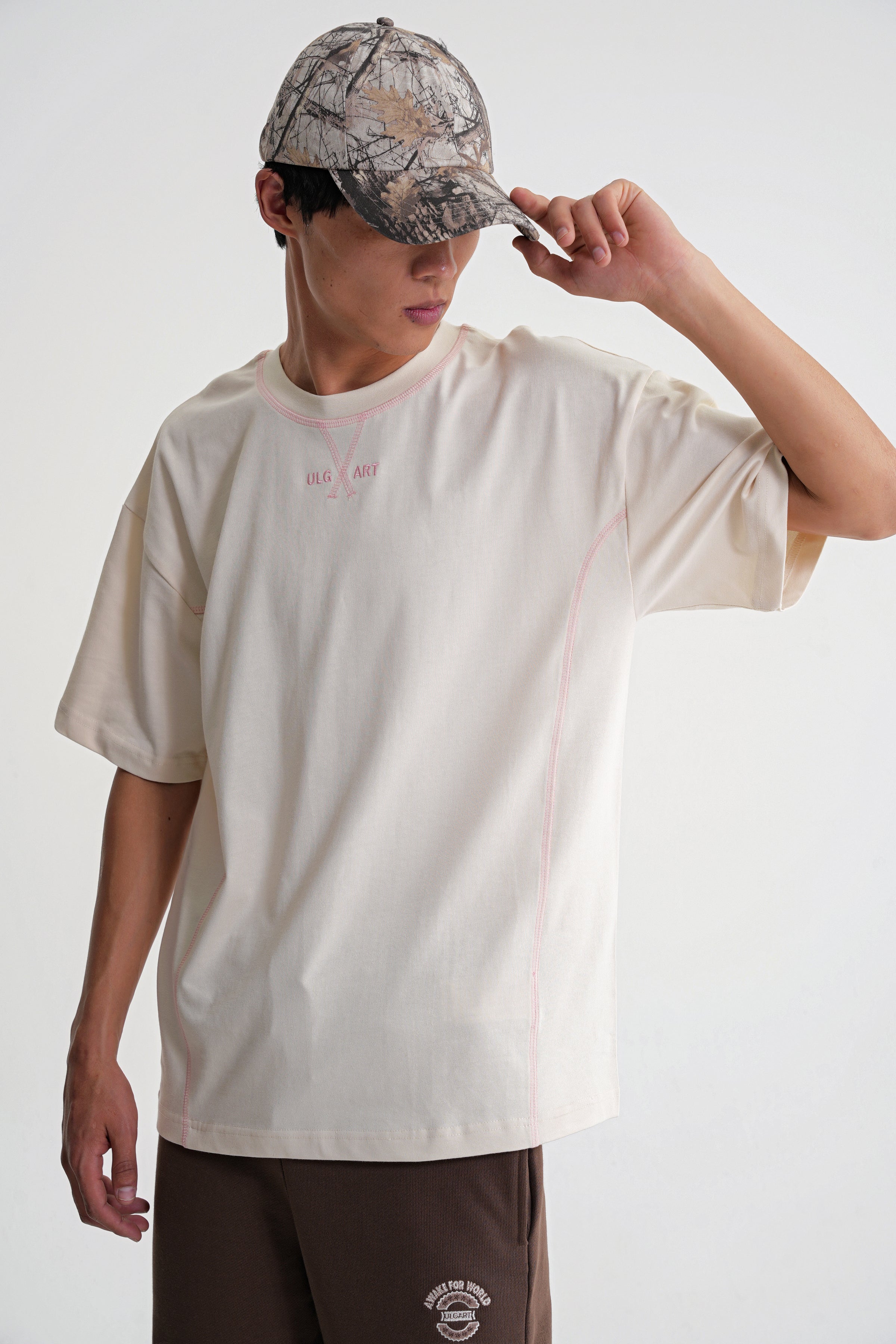 Portland Oversize T-shirt Antik White