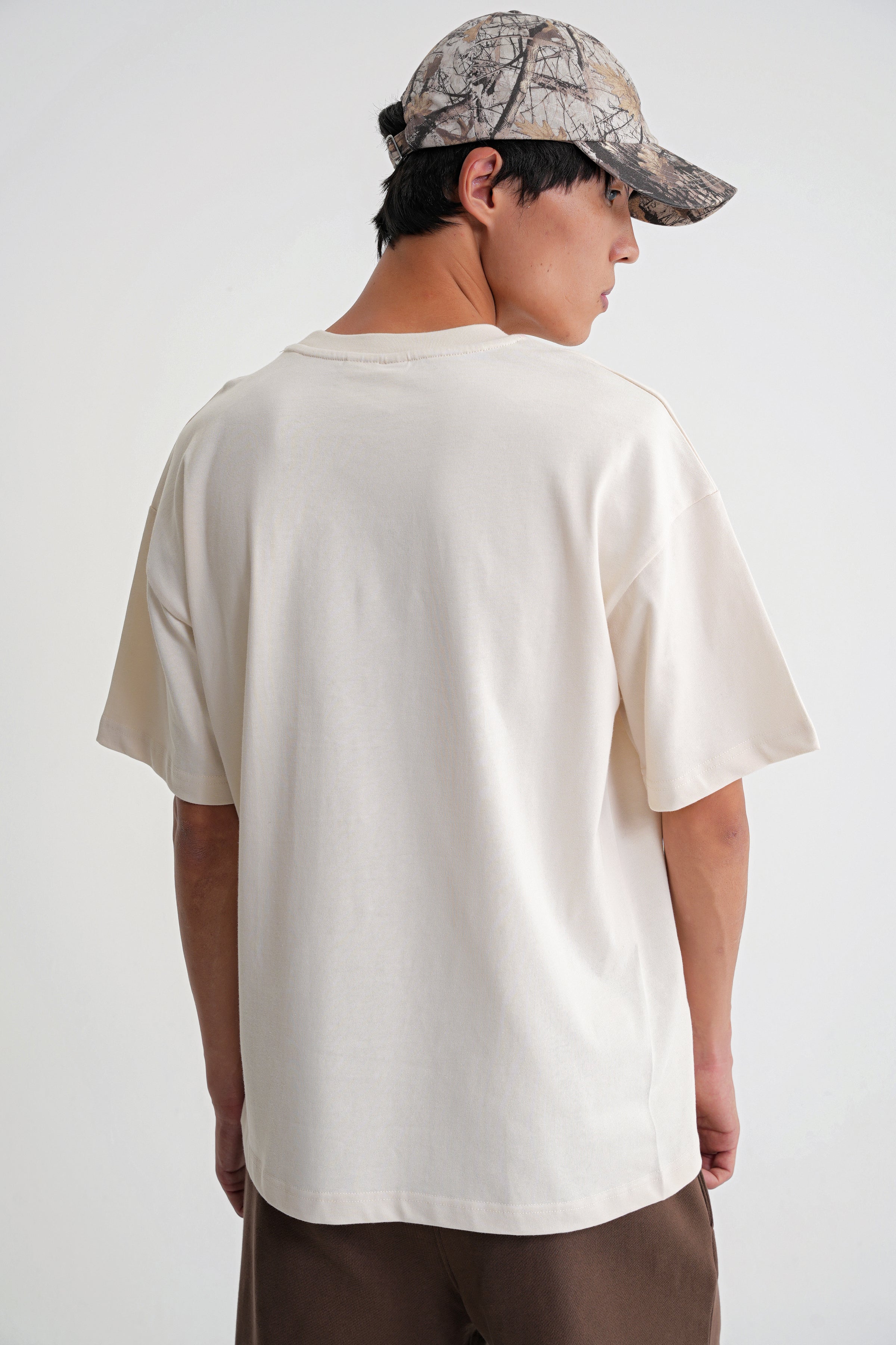 Portland Oversize T-shirt Antik White