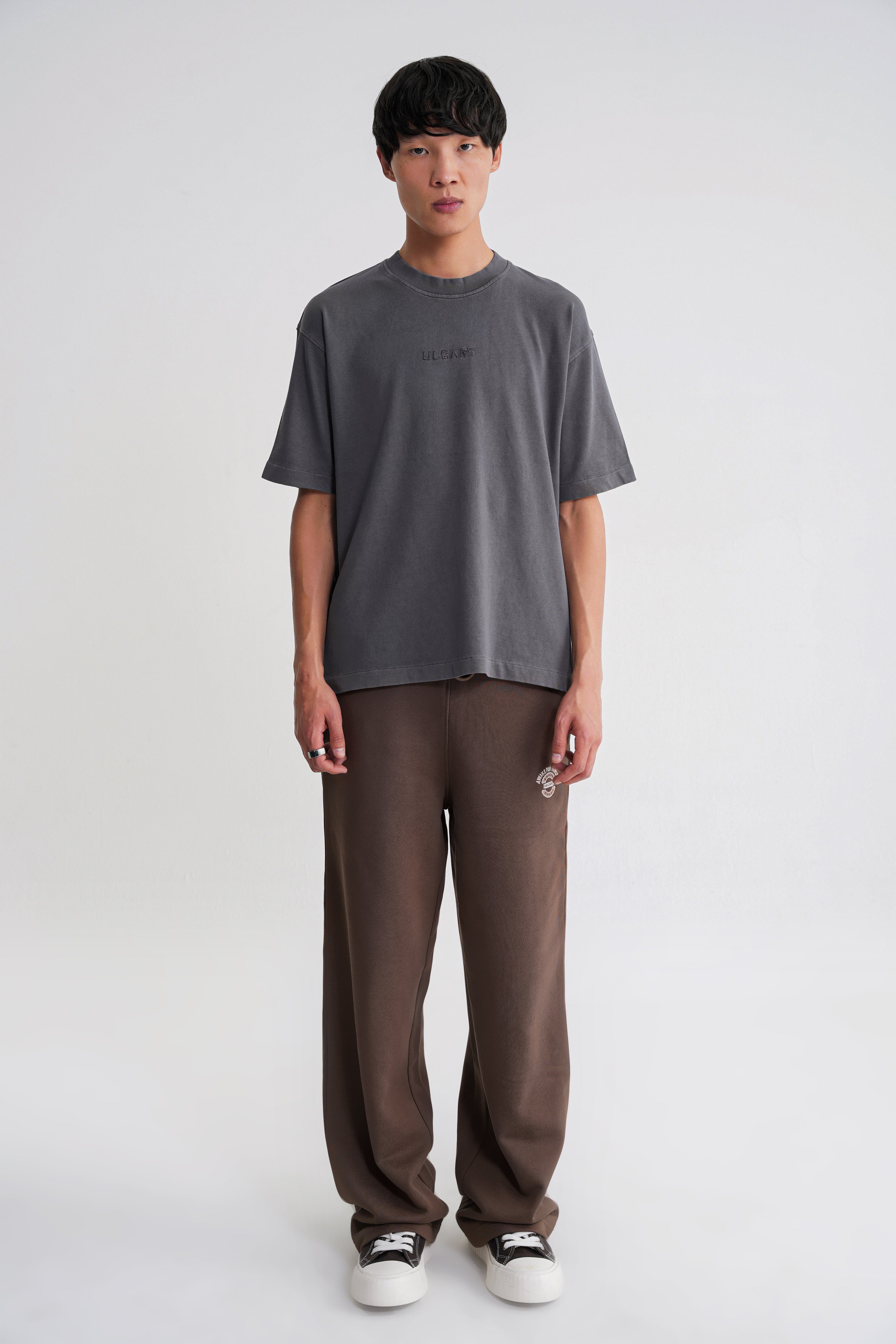 Acid Wash  Unisex T-shirt Dark Grey