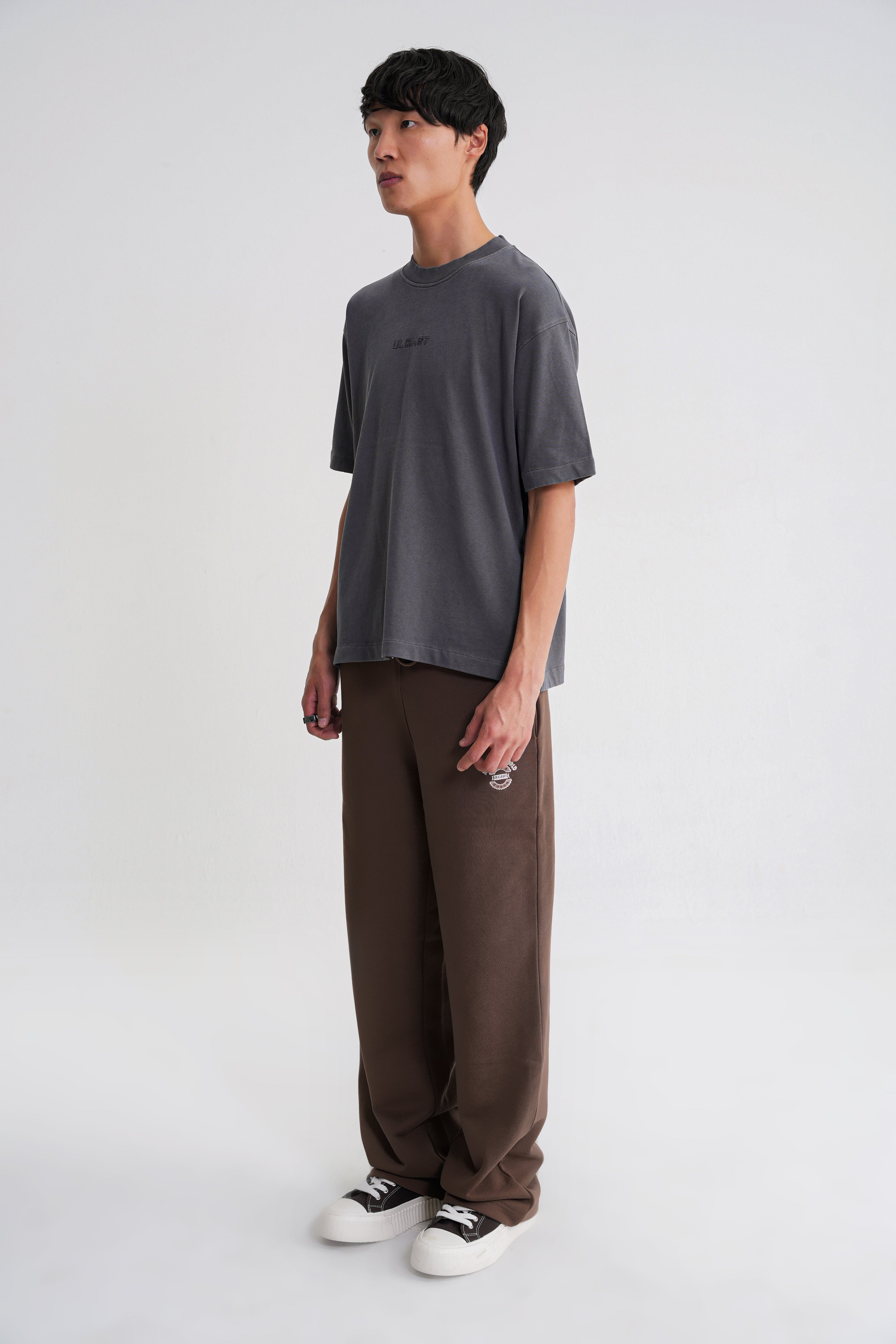 Acid Wash  Unisex T-shirt Dark Grey